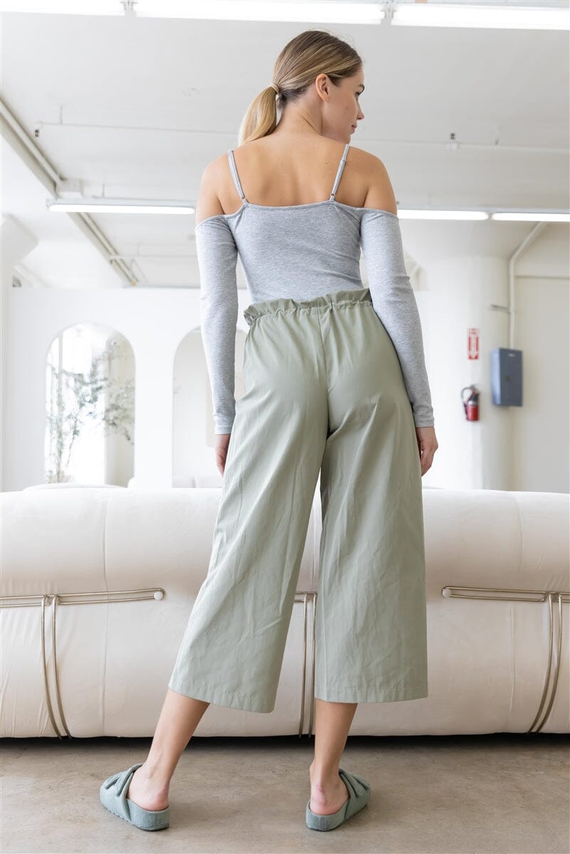 Heather Grey Ribbed Off Shoulder Spaghetti Strap Long Sleeve Bodysuit bodysuit jehouze