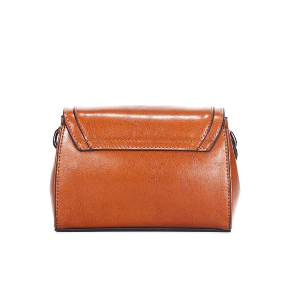 JeHouze Fashion Women Genuine Leather Crossbody Mini Handbag Metal Strap Small Purse Handbags & Purses jehouze