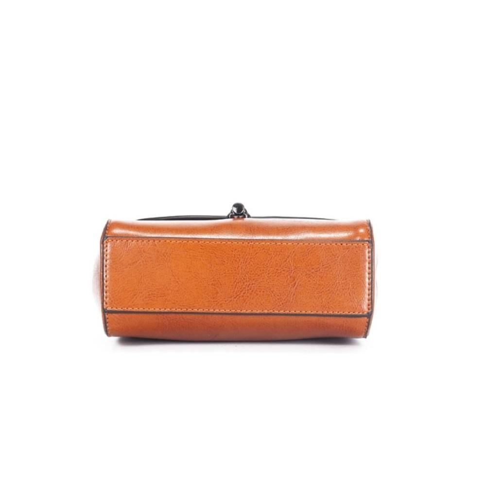 JeHouze Fashion Women Genuine Leather Crossbody Mini Handbag Metal Strap Small Purse Handbags & Purses jehouze