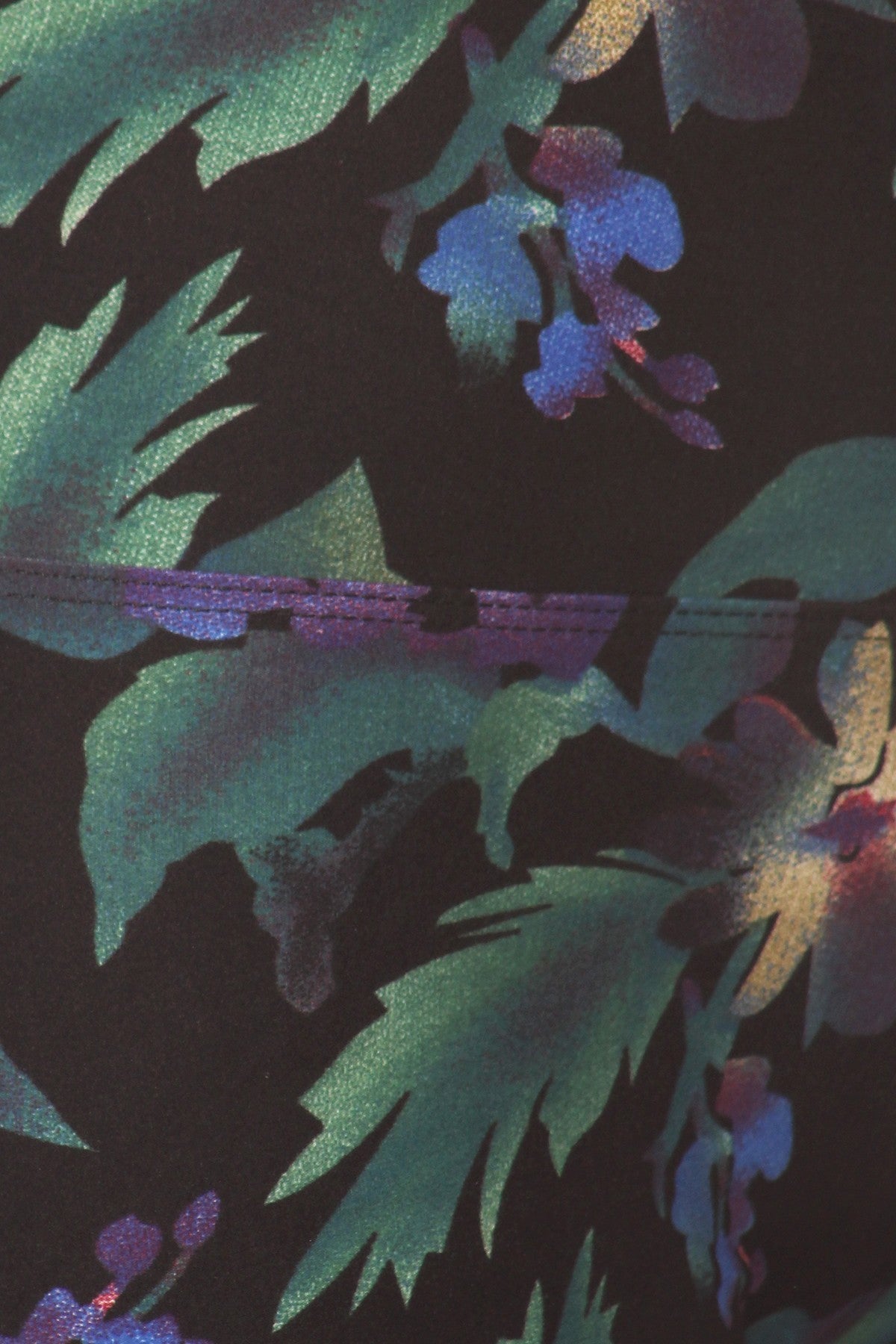 Long Yoga Style Banded Lined Floral Printed Knit Legging With High Waist Women's Clothing jehouze