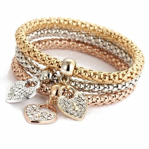 Lot Charm Tree Life Bracelet | Bracelet Crystal Tree Life | Women Bracelets jehouze Gold-color