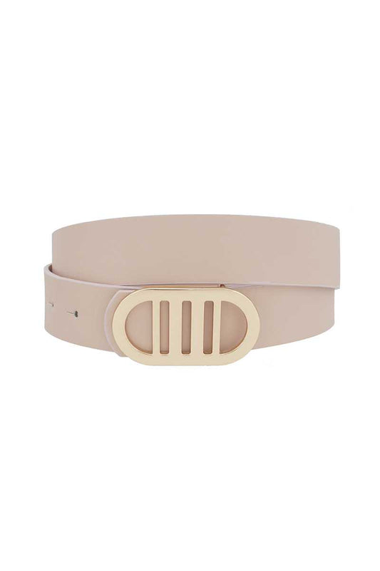 Modern Gridded Oval Standard Belt Belts jehouze