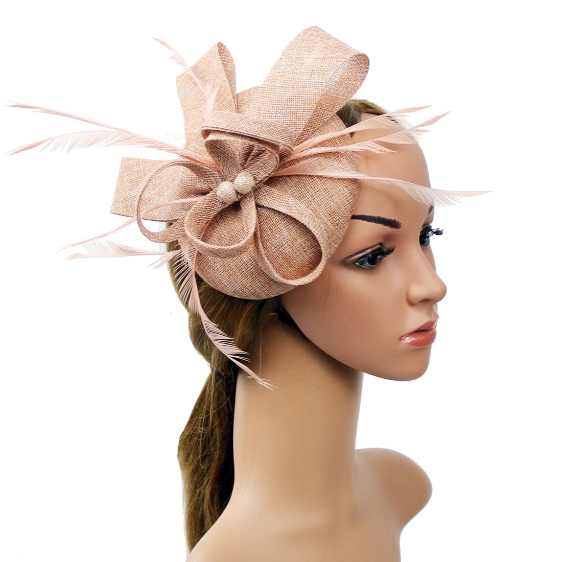 Women Fascinators Flower Ladies Pillbox Headband with clips Bridal Wedding Cocktail Tea Party Hat Hat jehouze 