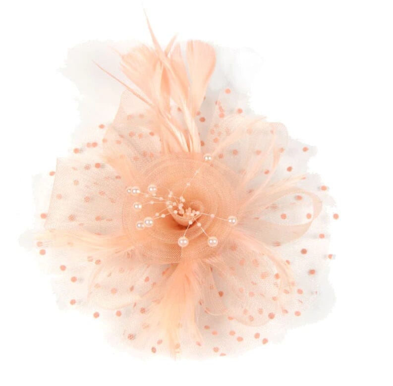 Women Flower Mesh Feather Fascinators Hat Headband and Clip tea Party Headwear_ Hat jehouze 18