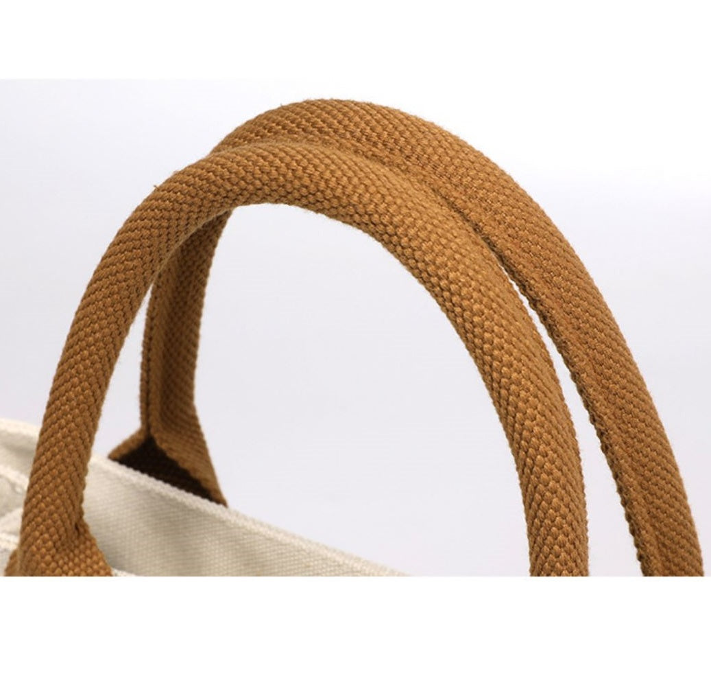 Women's canvas bags retro casual work handbags Tote lightweight top handle purses Handbags & Purses jehouze