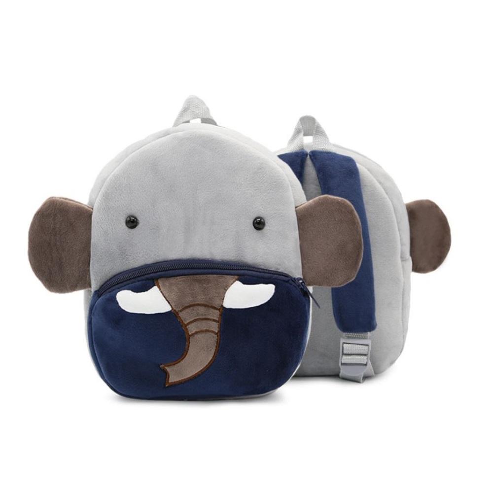Zoo Animals Toddler backpack Kid Cute Plush Bag Preschool Book Children Bag For 1-6 years girls boys Handbags & Purses jehouze Elephant