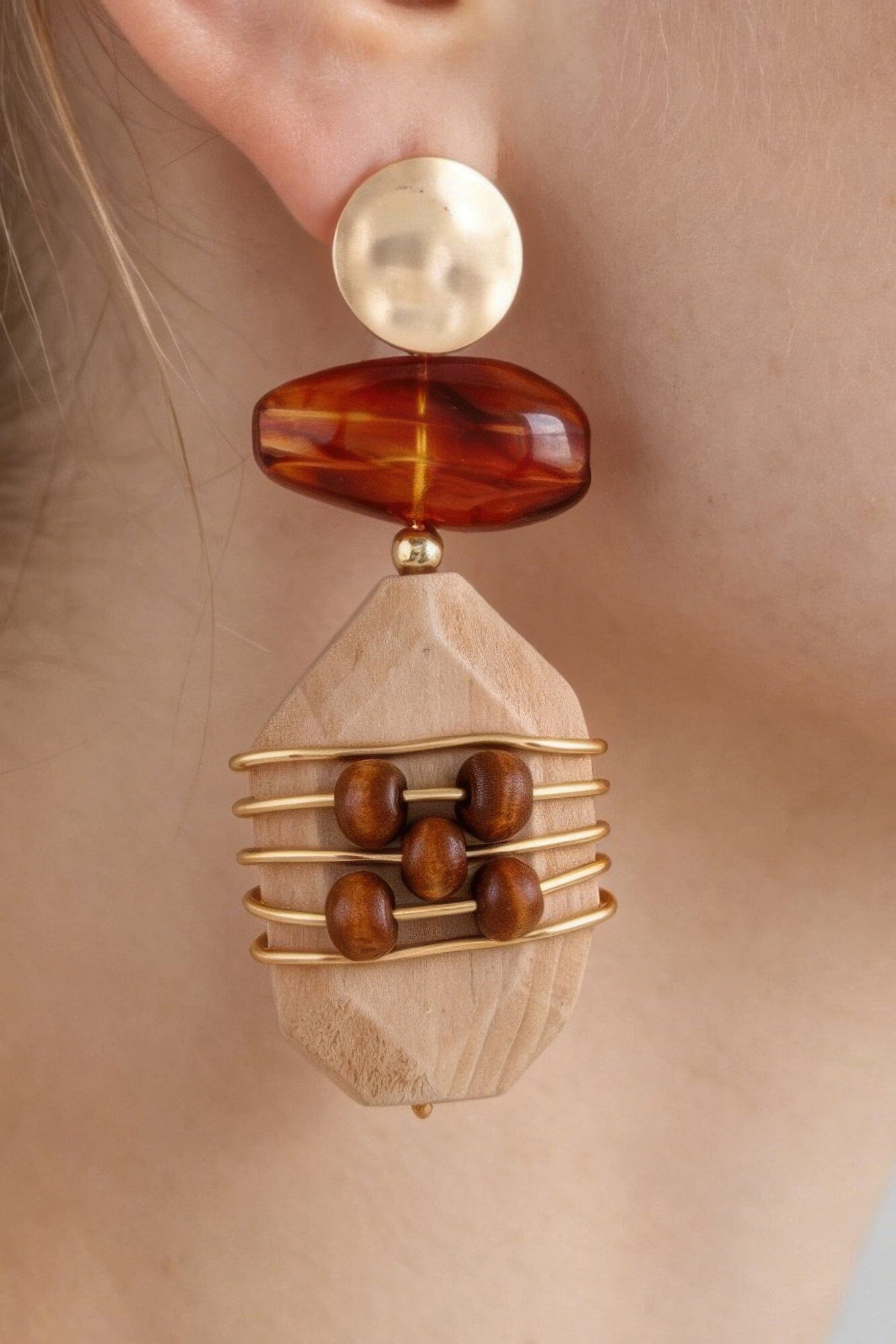 Abstract Historic Pillar Drop Earrings Apparel & Accessories > Jewelry > Earrings jehouze 