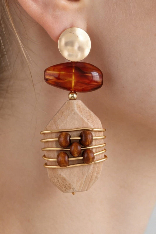 Abstract Historic Pillar Drop Earrings Apparel & Accessories > Jewelry > Earrings jehouze 