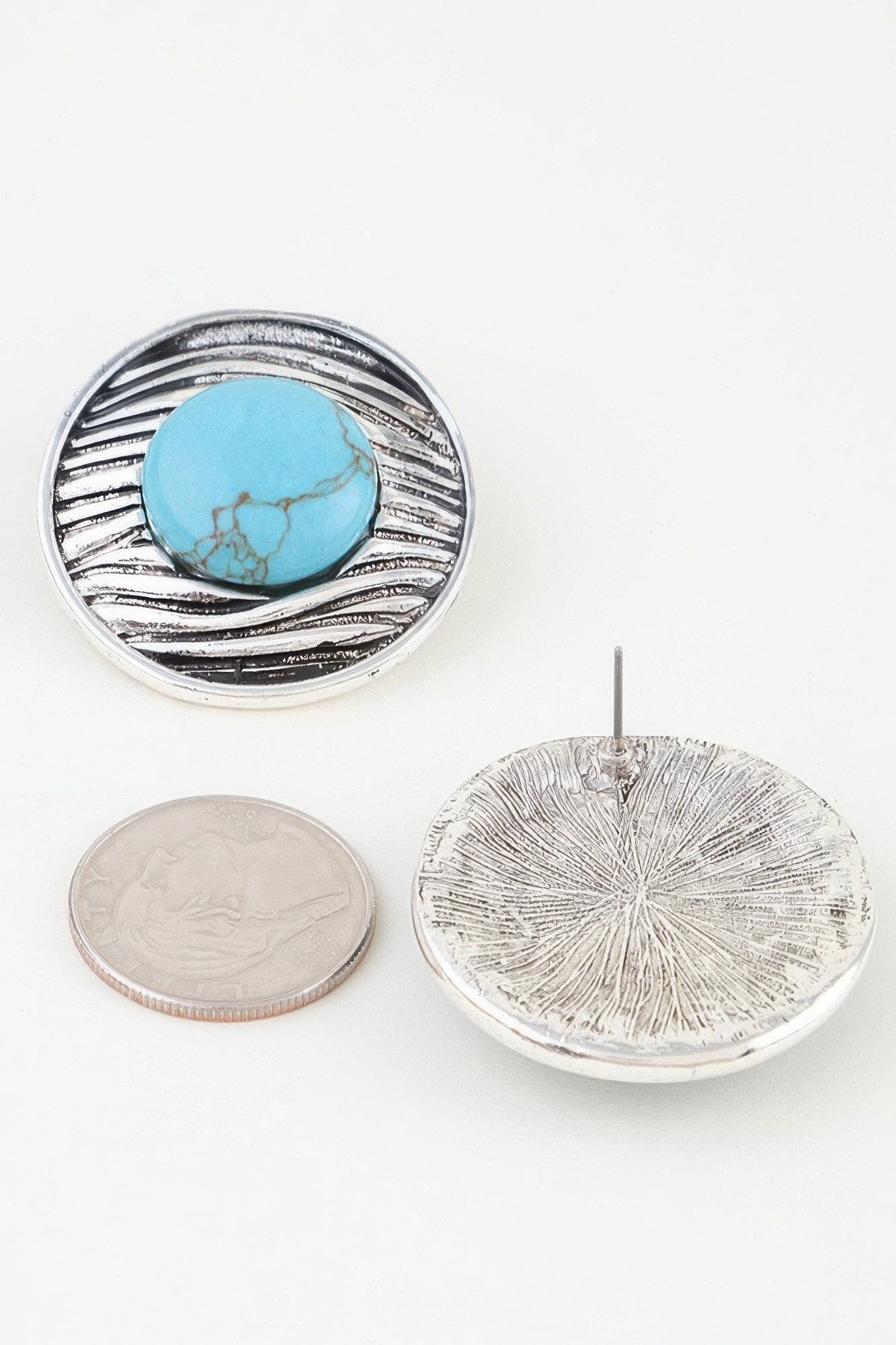 Antique Ribbed Planet Earrings Apparel & Accessories > Jewelry > Earrings jehouze 