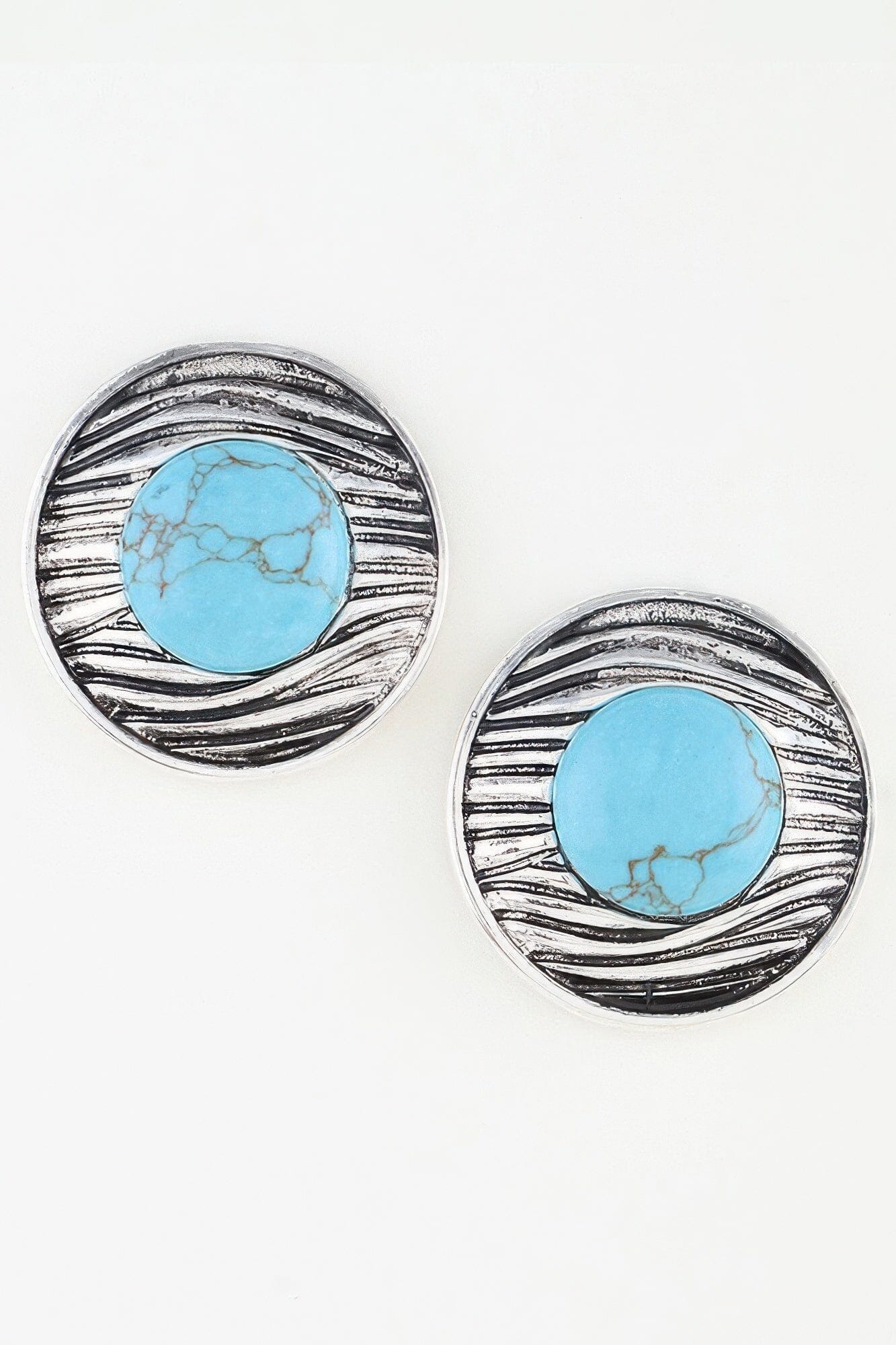 Antique Ribbed Planet Earrings Apparel & Accessories > Jewelry > Earrings jehouze 