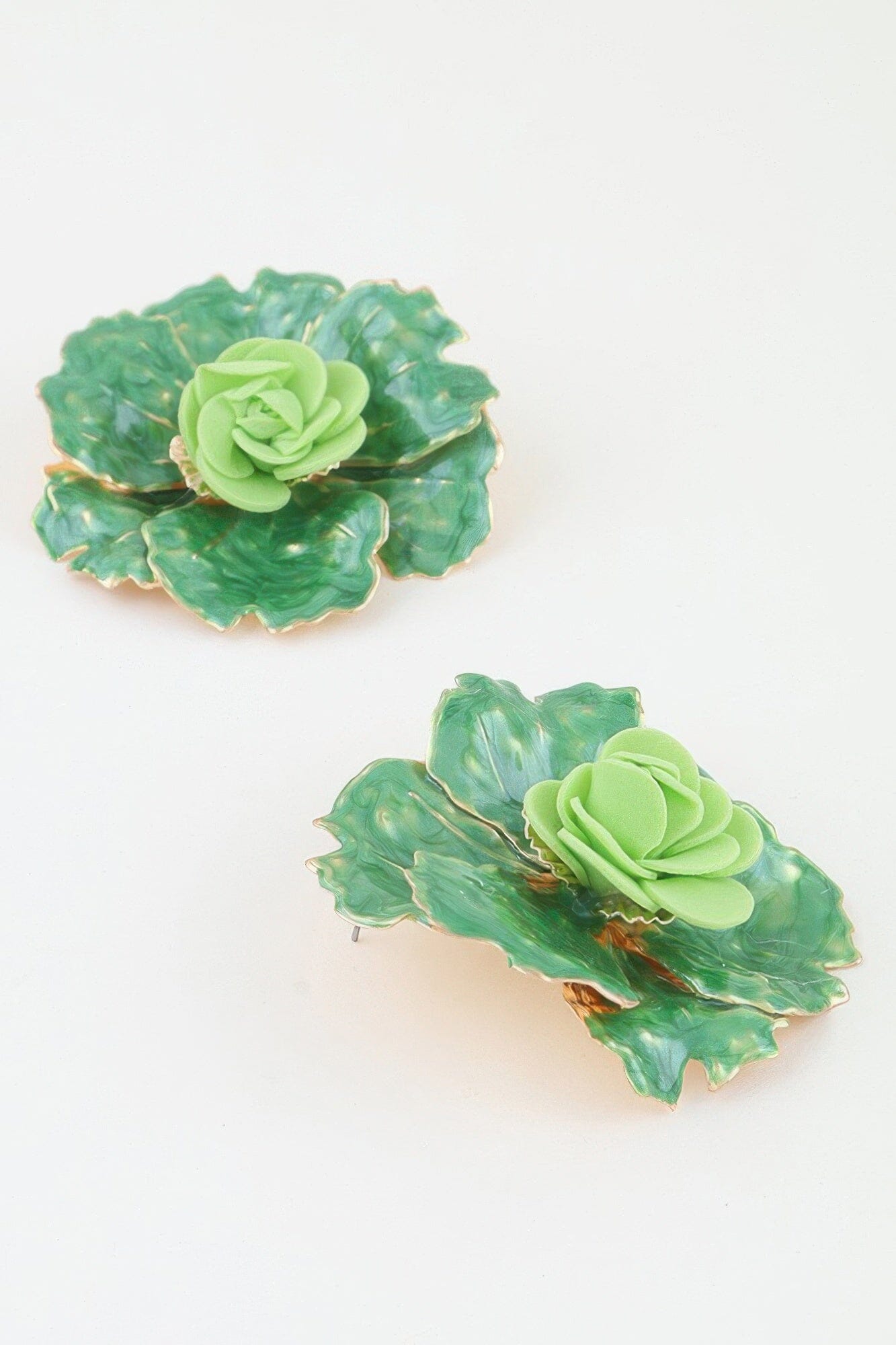 Blooming Watercolor Flower Earrings Apparel & Accessories > Jewelry > Earrings jehouze 