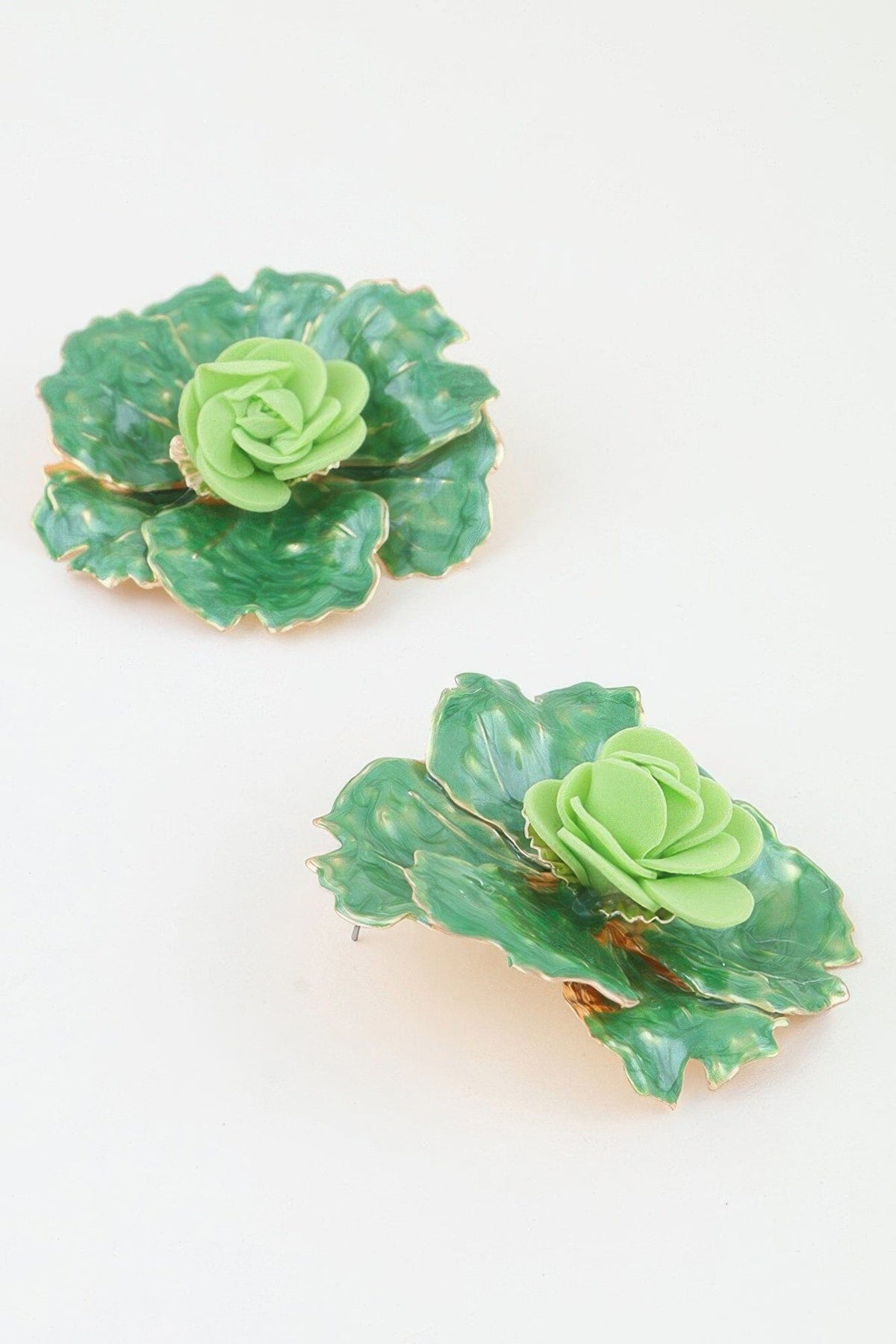 Blooming Watercolor Flower Earrings Apparel & Accessories > Jewelry > Earrings jehouze 