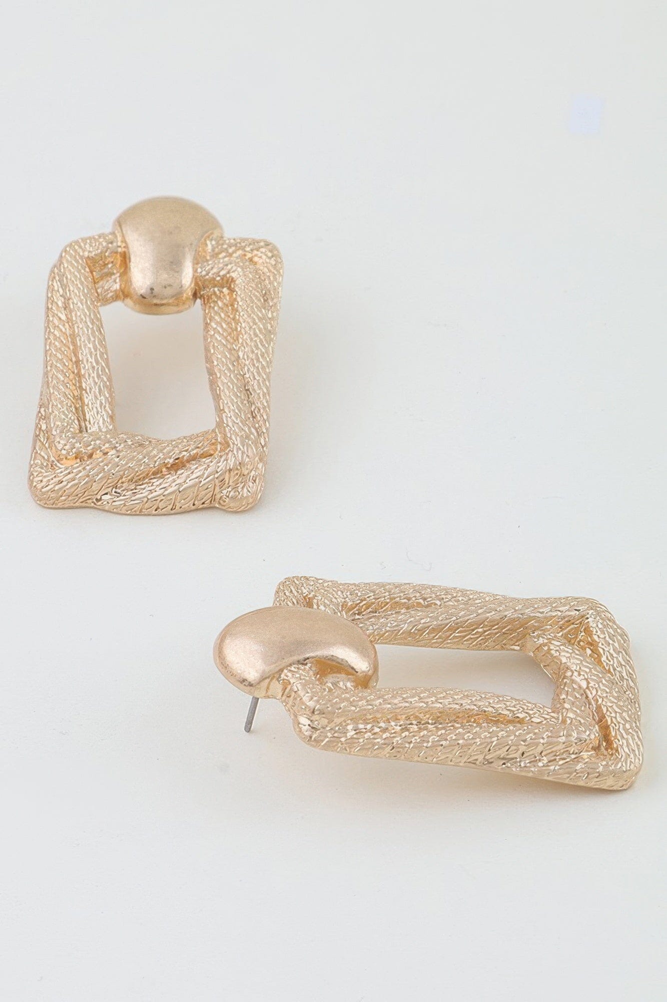 Braided Frame Twist Drop Earrings Apparel & Accessories > Jewelry > Earrings jehouze 