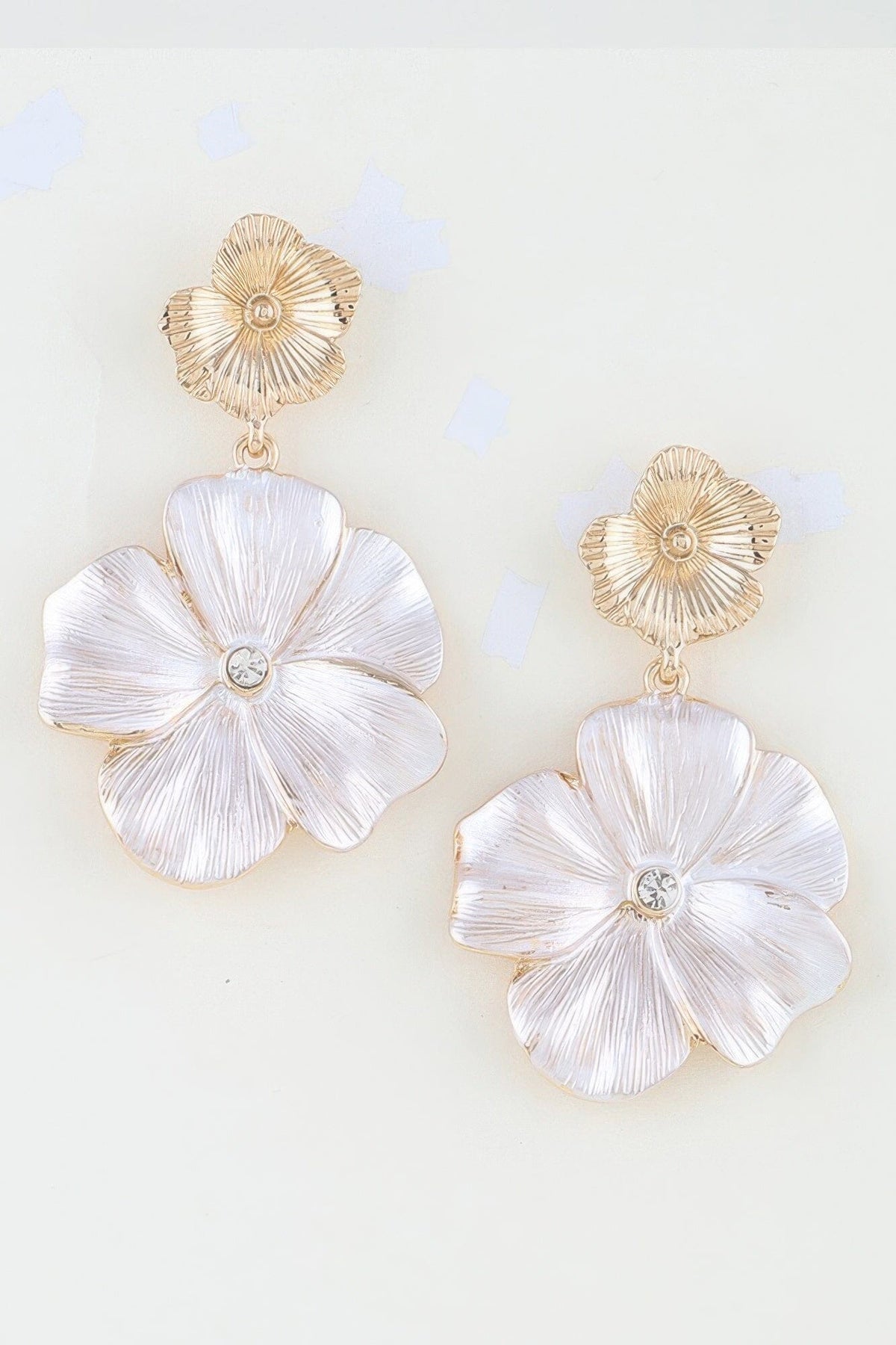 Classic Poppy Flower Drop Earrings Apparel & Accessories > Jewelry > Earrings jehouze 