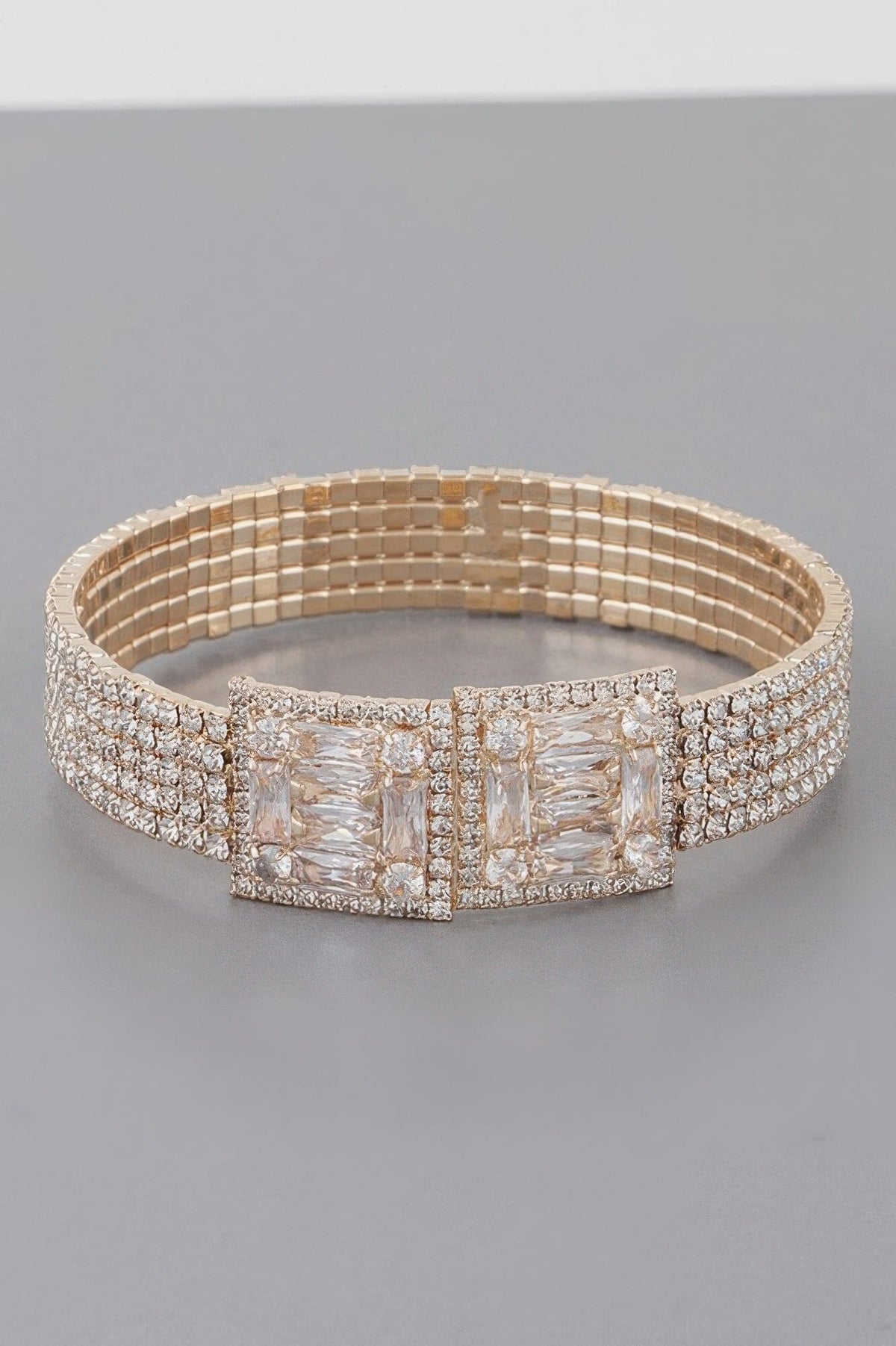 Crystal Block Bracelet Bracelets jehouze 
