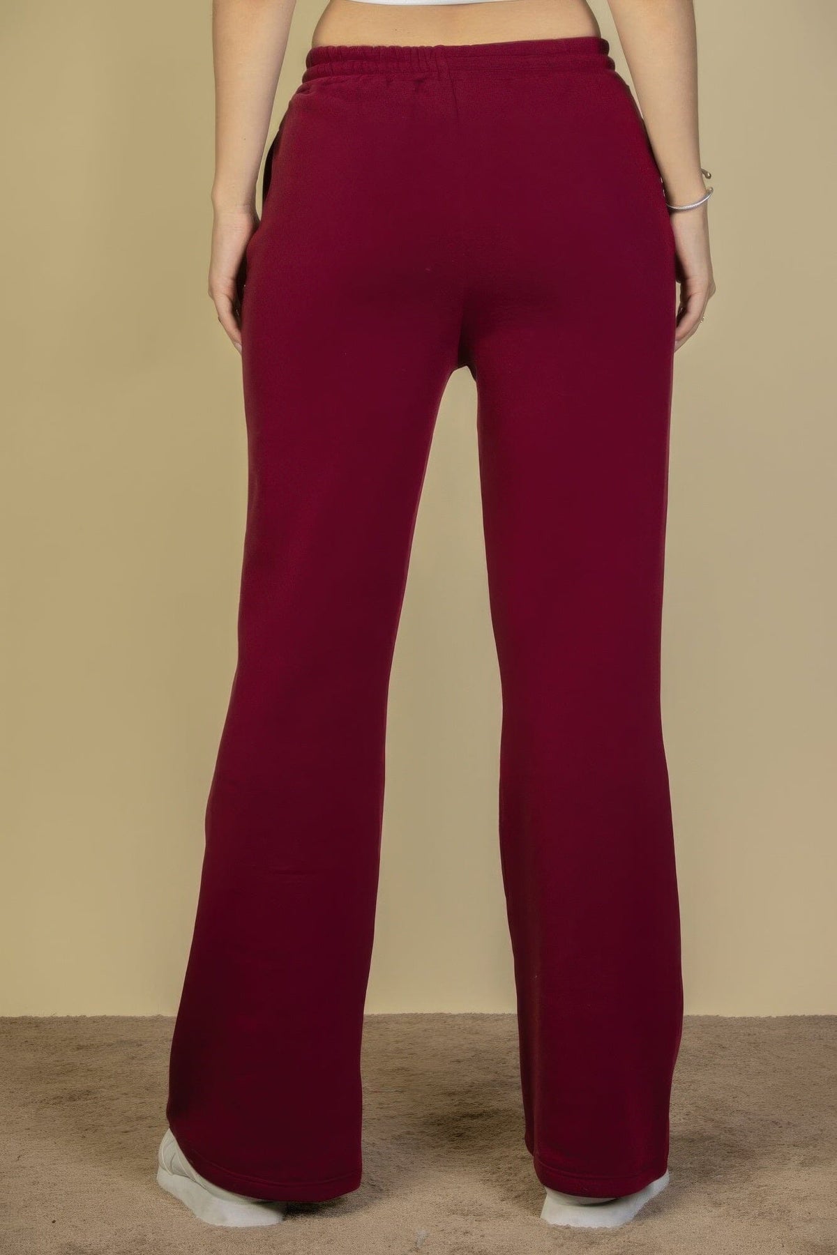 Drawstring Waist Slant Pocket Sweatpants Pants jehouze 