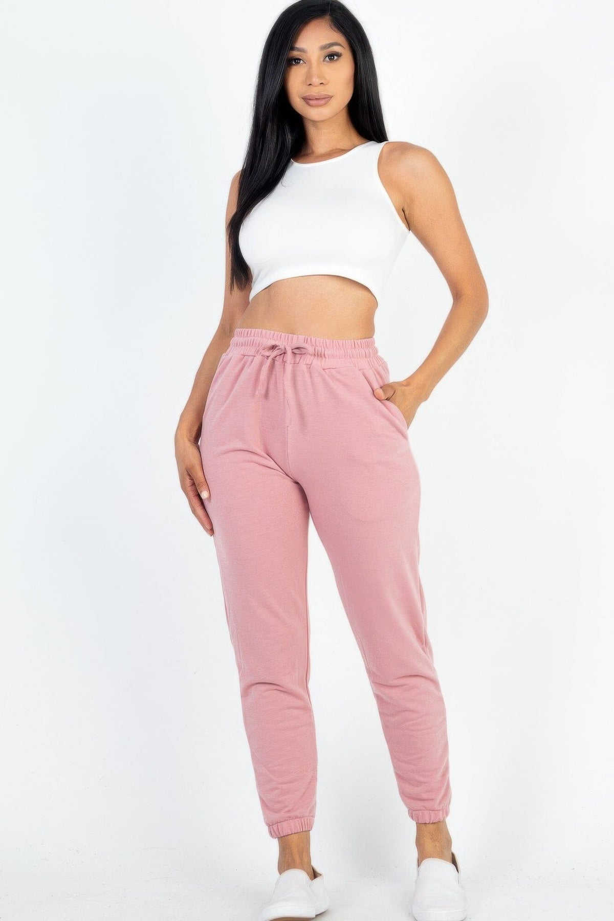 French Terry Jogger Pants Activewear jehouze 