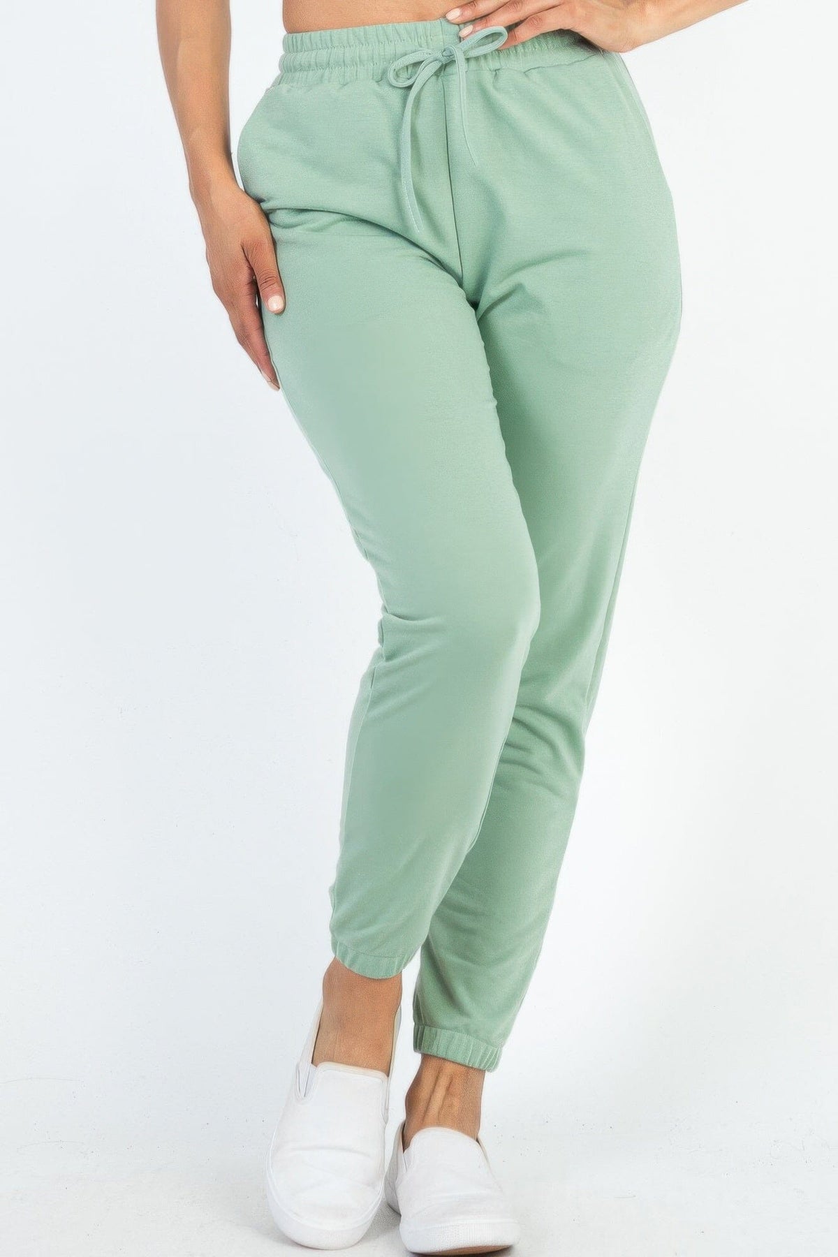 French Terry Jogger Pants Activewear jehouze Green bay S 