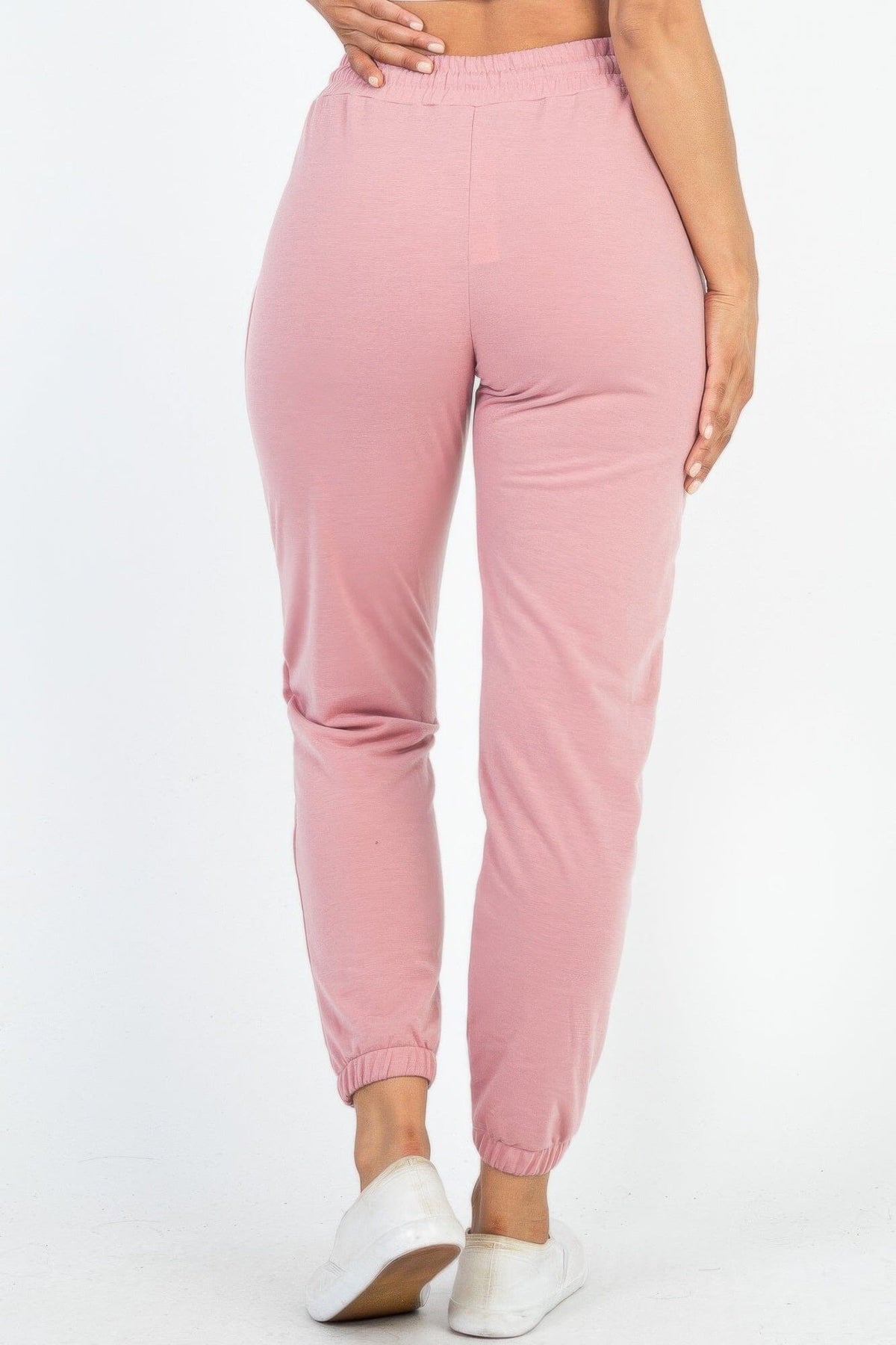 French Terry Jogger Pants Activewear jehouze Rosewood S 