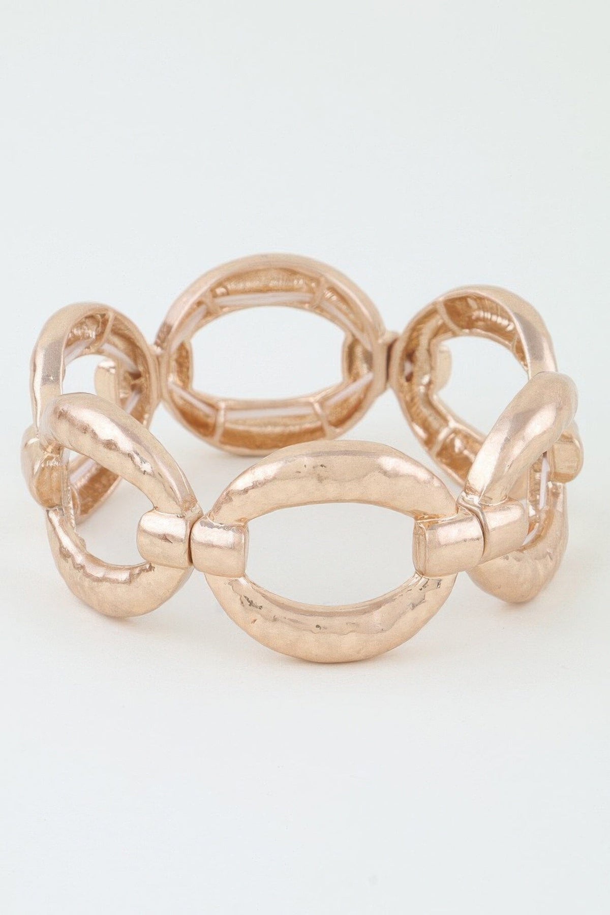Hammered Chain Cuff Bracelet Bracelets jehouze 