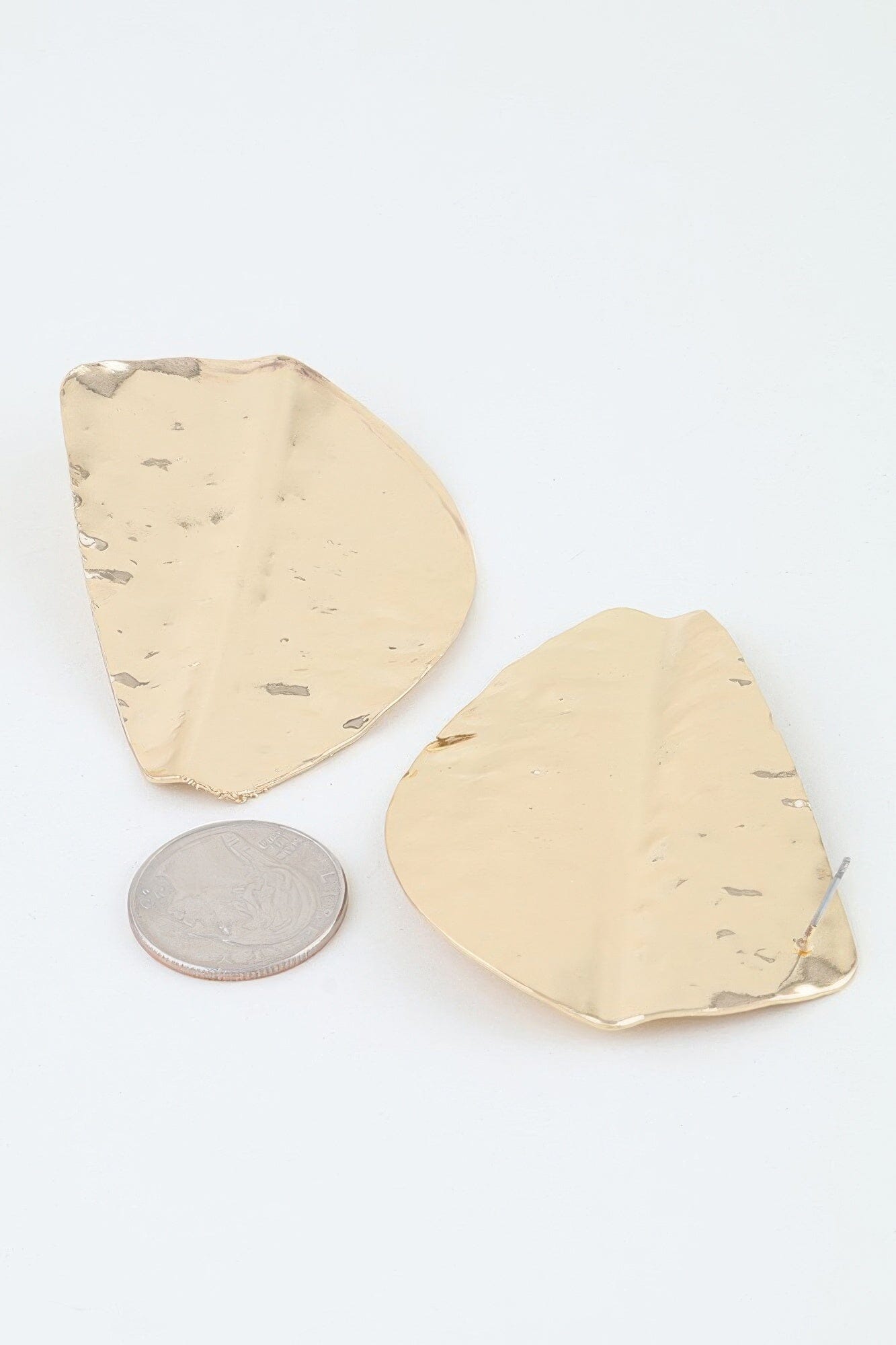 Hammered Fashion Stud Earrings Apparel & Accessories > Jewelry > Earrings jehouze 