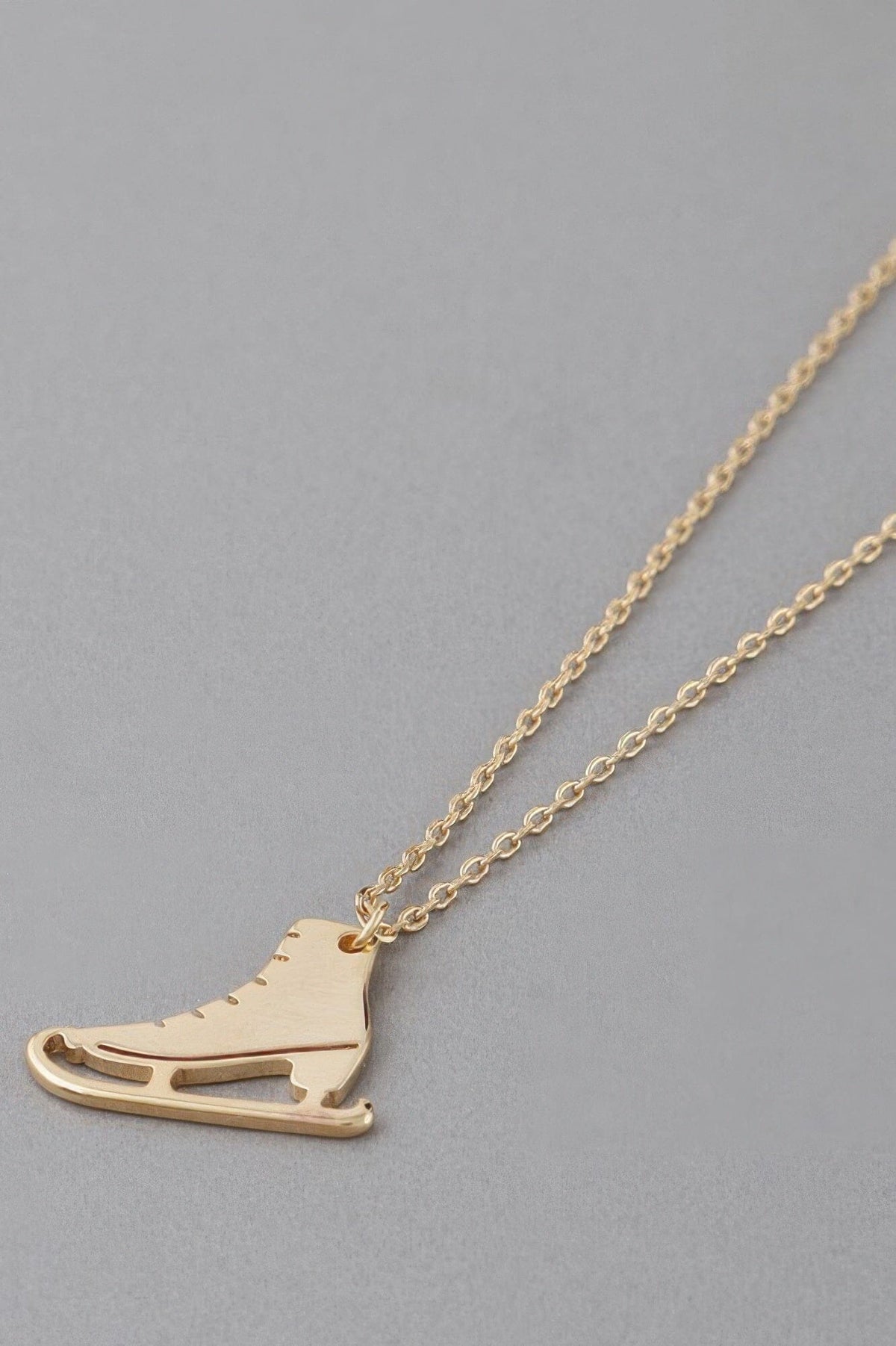 Ice Skates Pendant Necklace Necklaces jehouze 