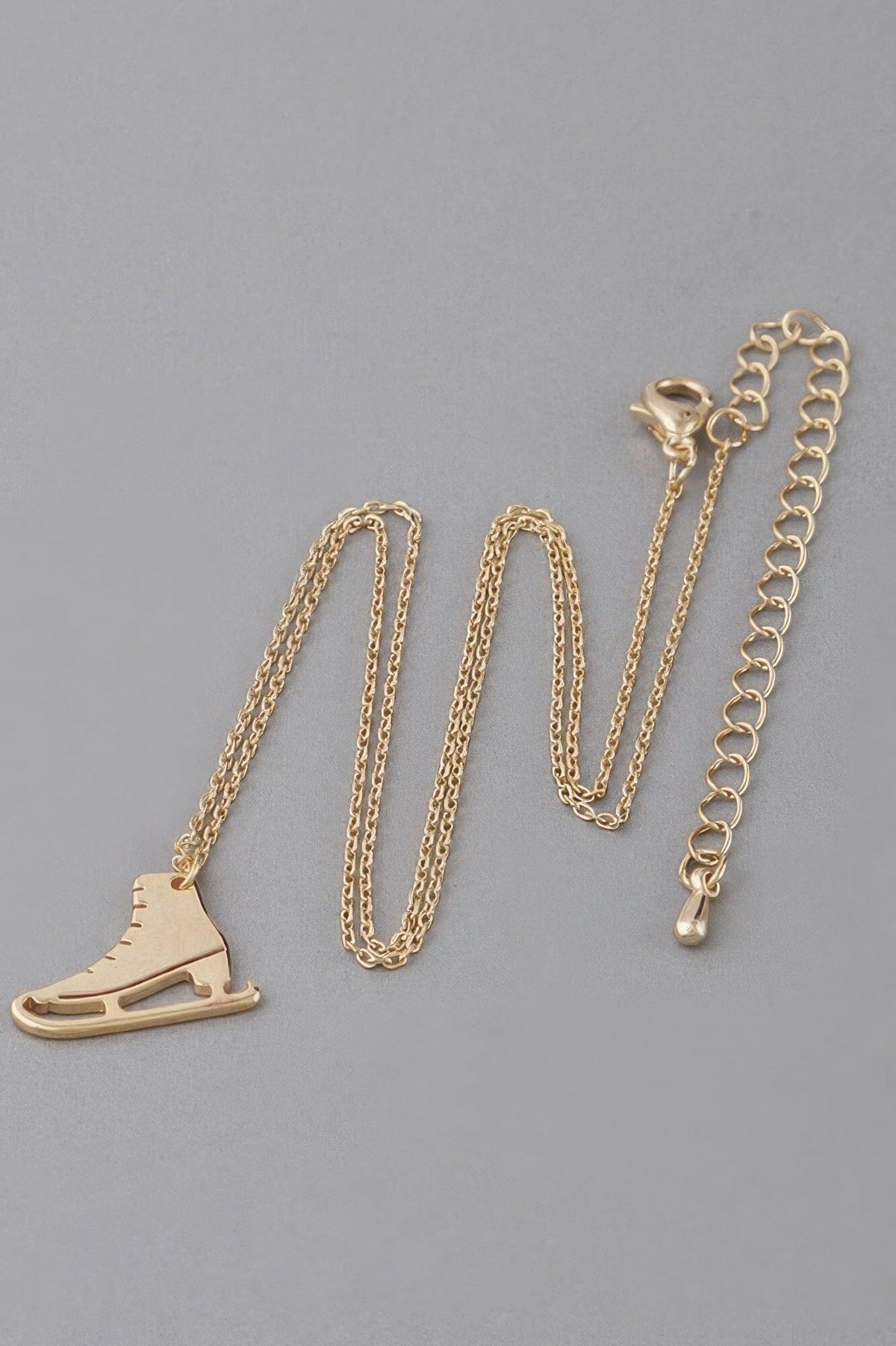 Ice Skates Pendant Necklace Necklaces jehouze 