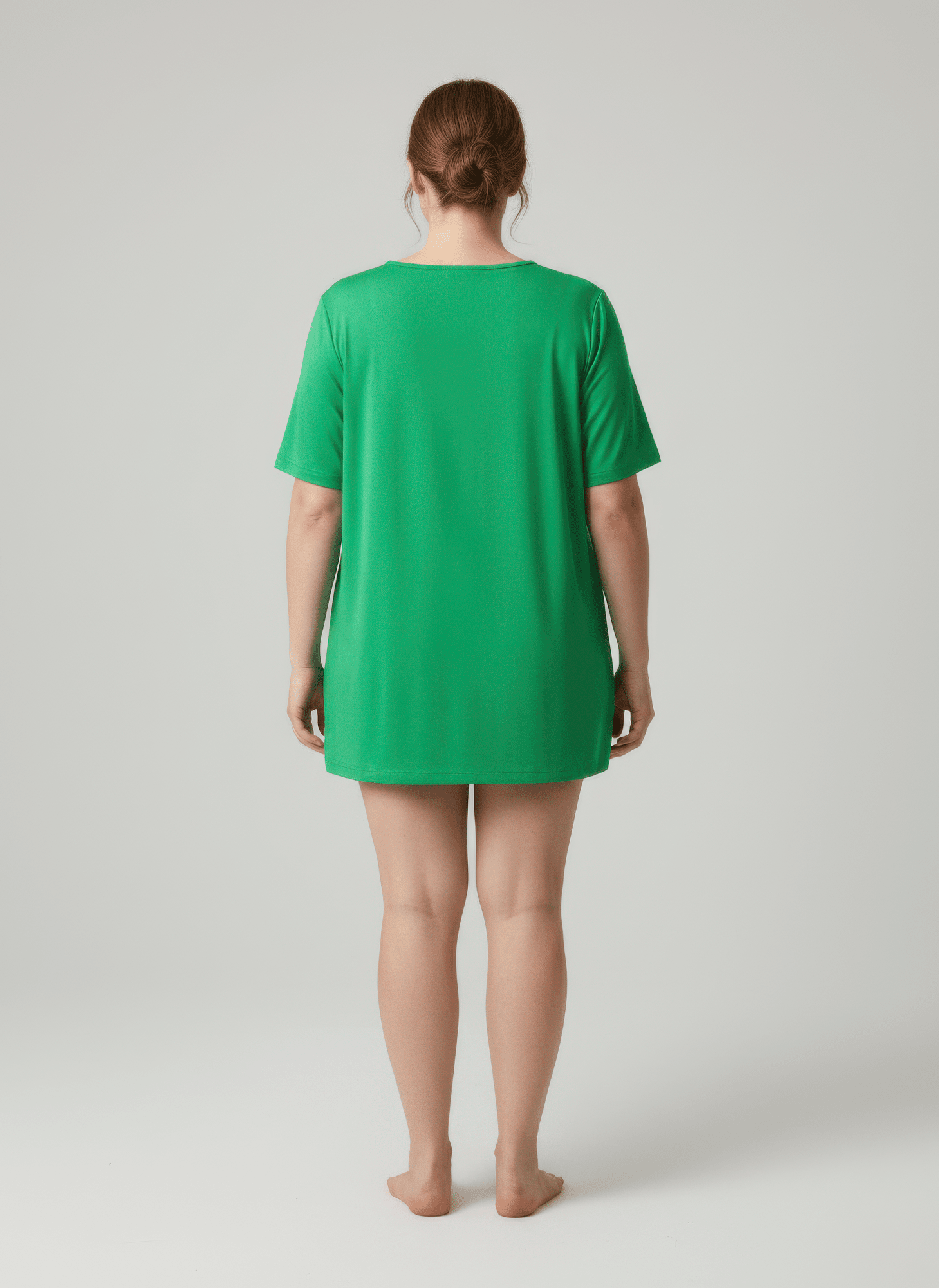 Lace Trim V-neck Short Sleeve Knit Top jehouze 