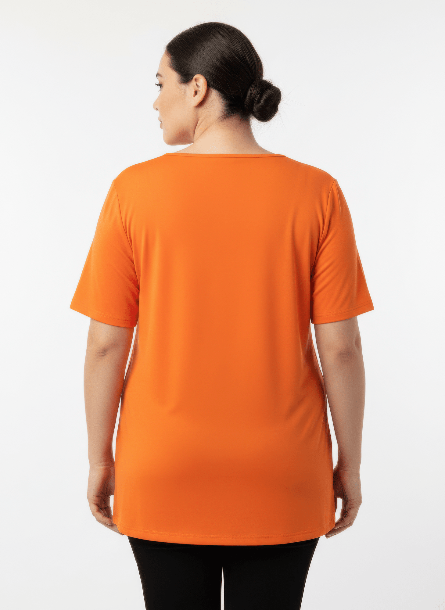 Lace Trim V-neck Short Sleeve Knit Top jehouze 