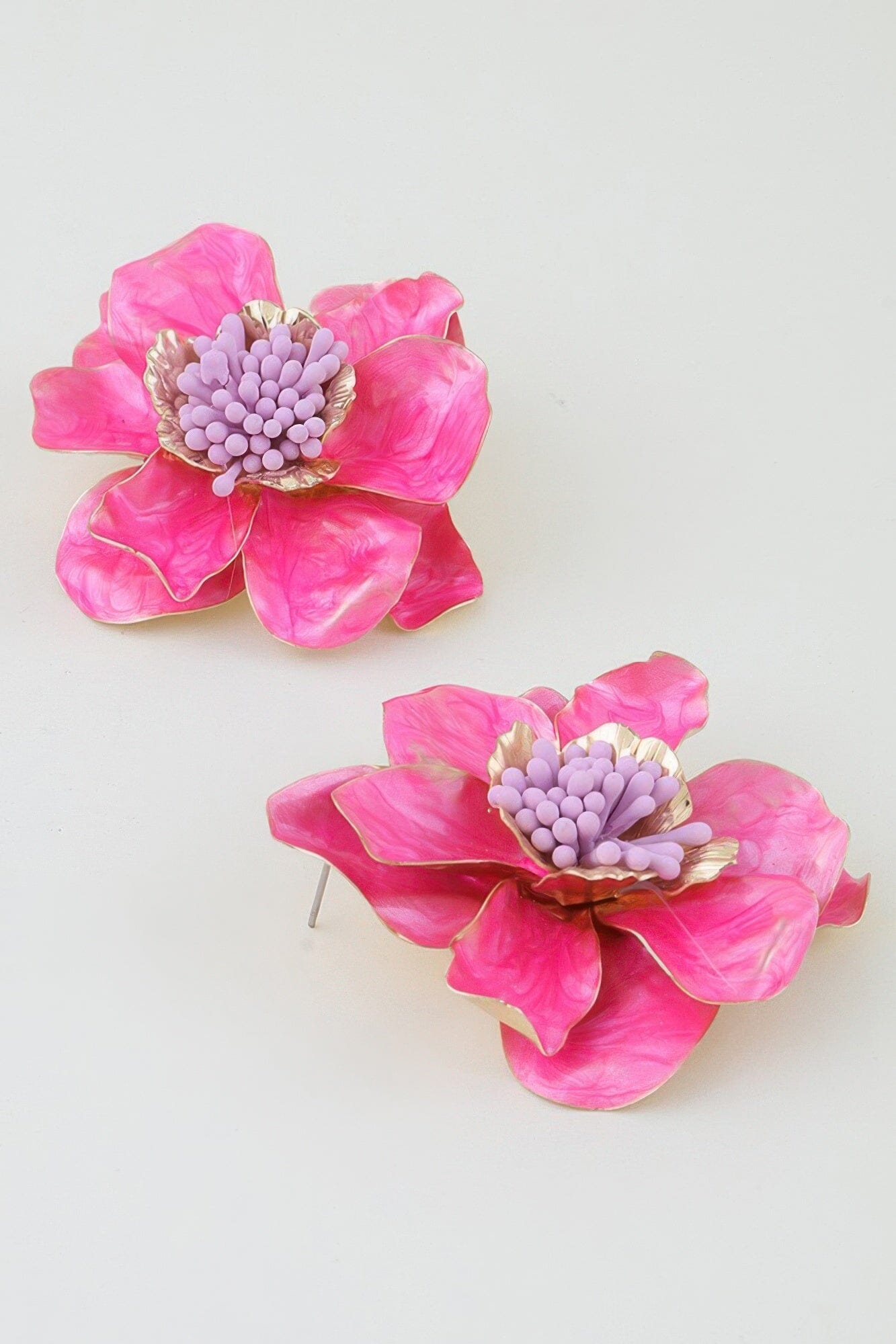Marble Stone Blossom Flower Earrings Apparel & Accessories > Jewelry > Earrings jehouze 