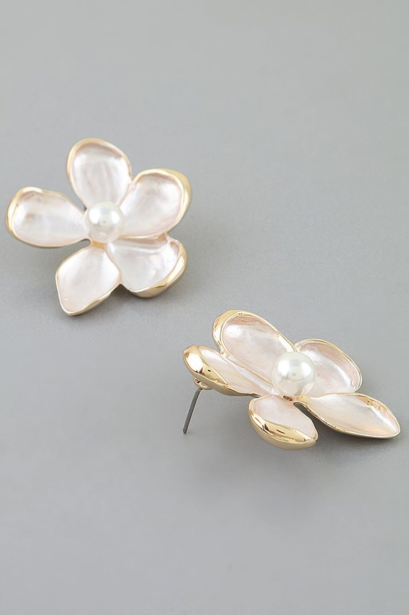 Marble Stone Flower Earrings Apparel & Accessories > Jewelry > Earrings jehouze 