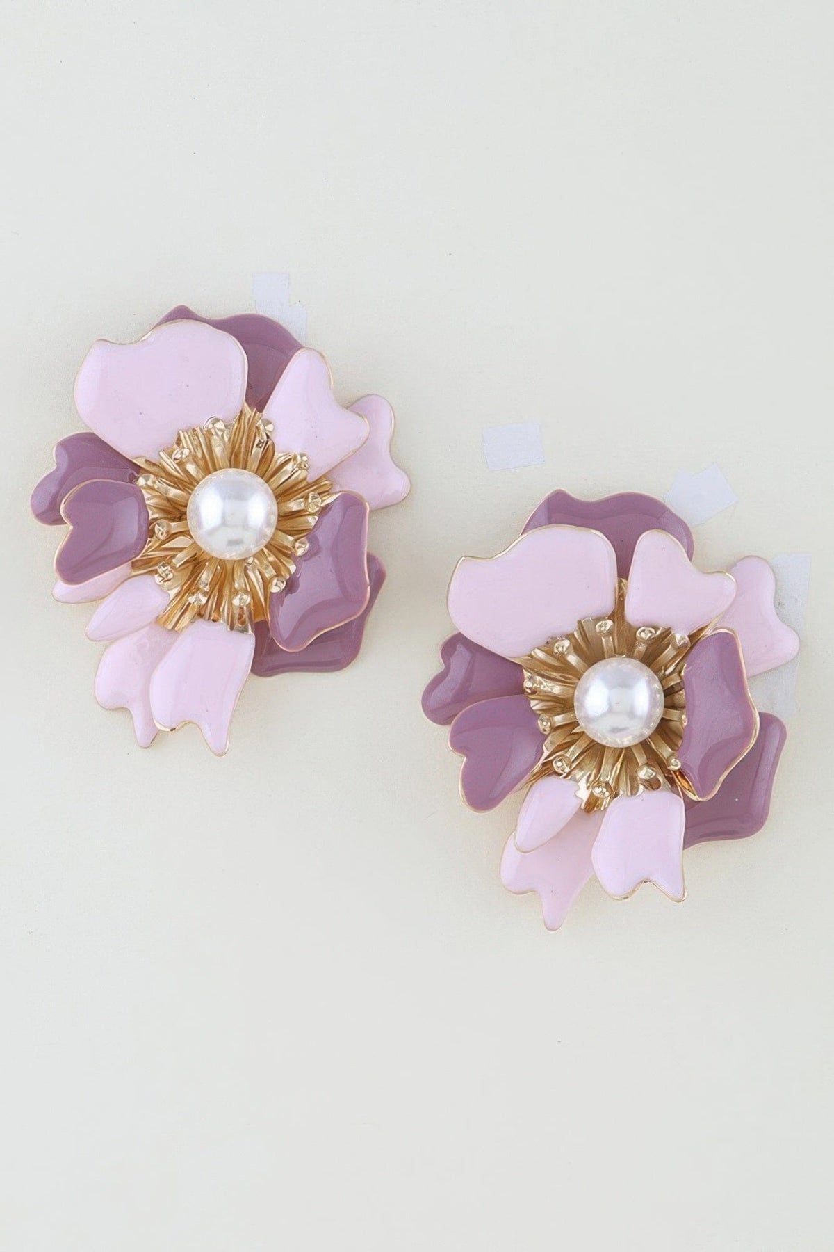 Marble Swirl Blossom Earrings Apparel & Accessories > Jewelry > Earrings jehouze 