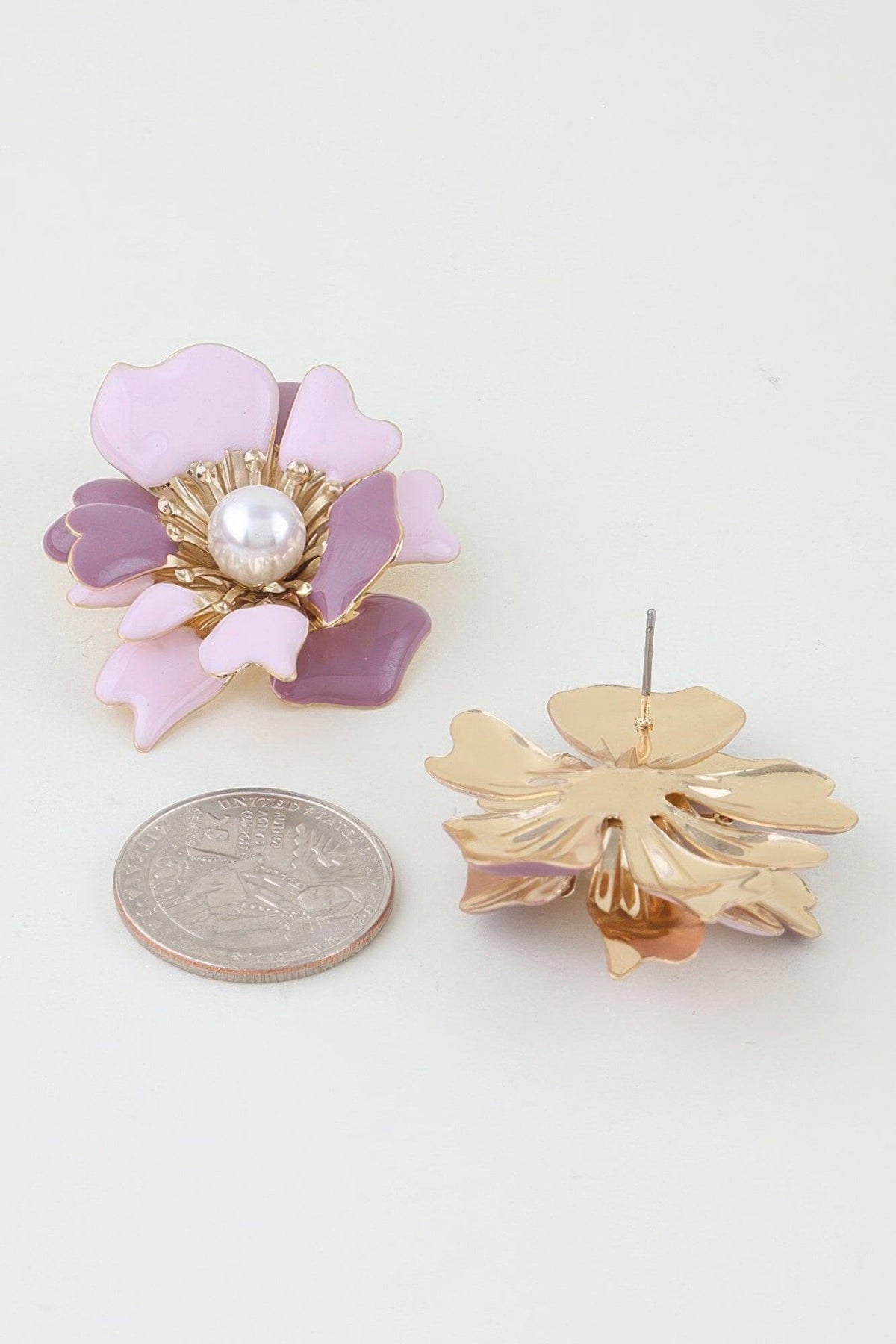 Marble Swirl Blossom Earrings Apparel & Accessories > Jewelry > Earrings jehouze 