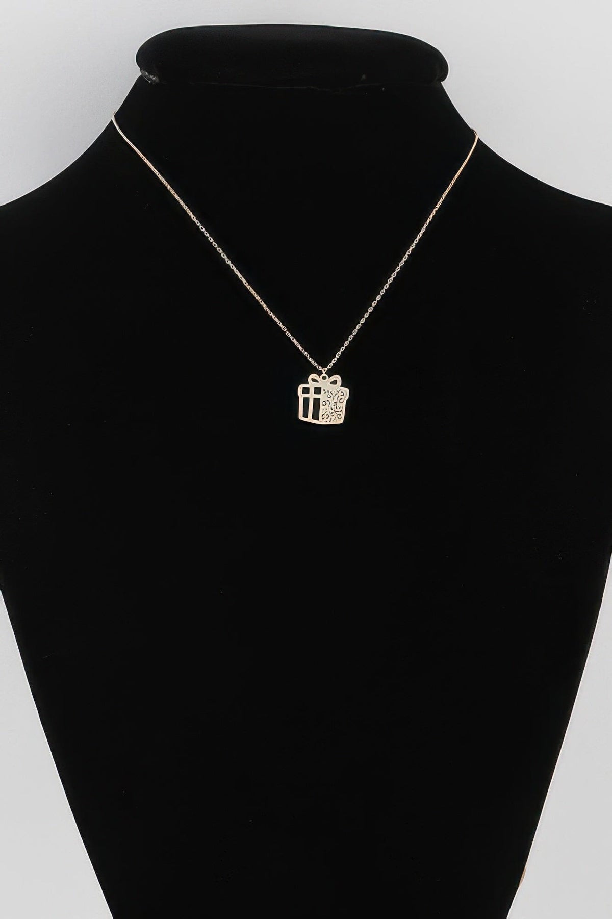 Merry And Happy Gift Necklace Necklaces jehouze Gold 