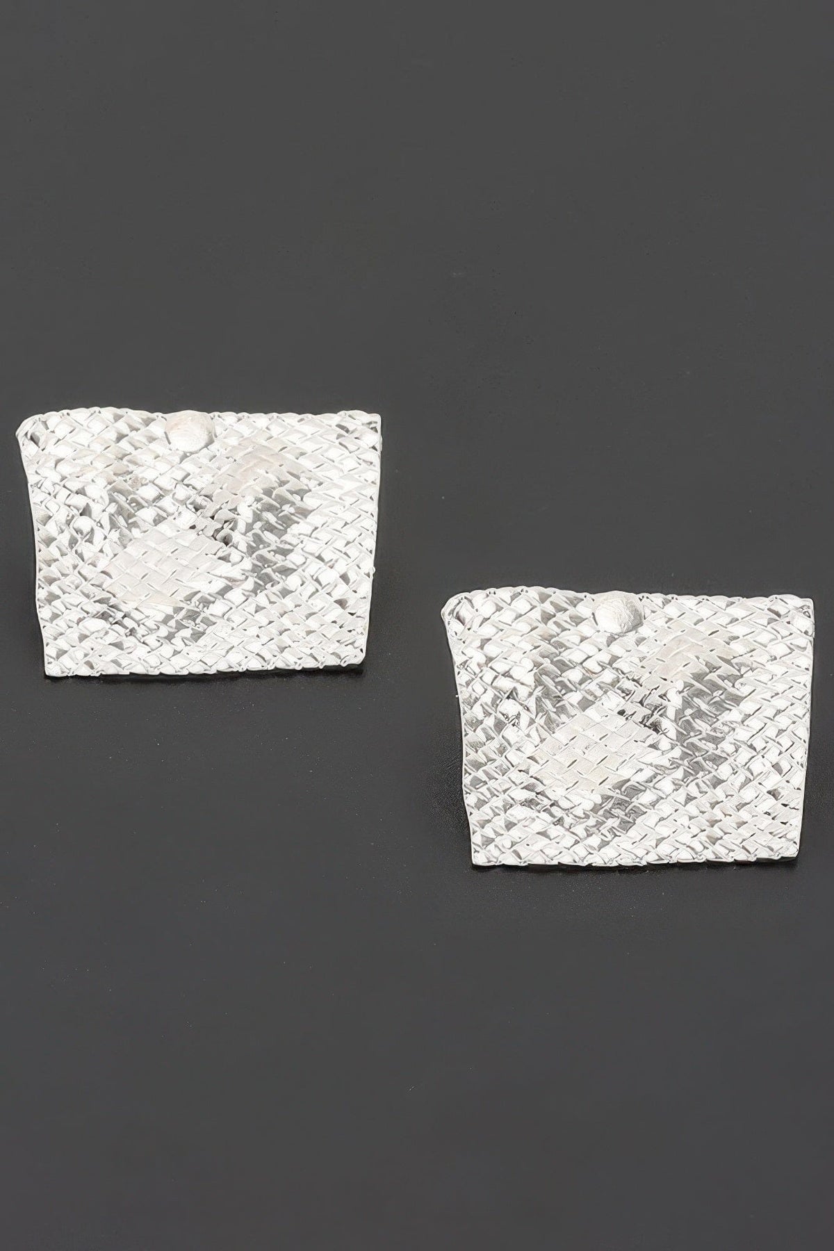 Metal Earring Apparel & Accessories > Jewelry > Earrings jehouze Silver 