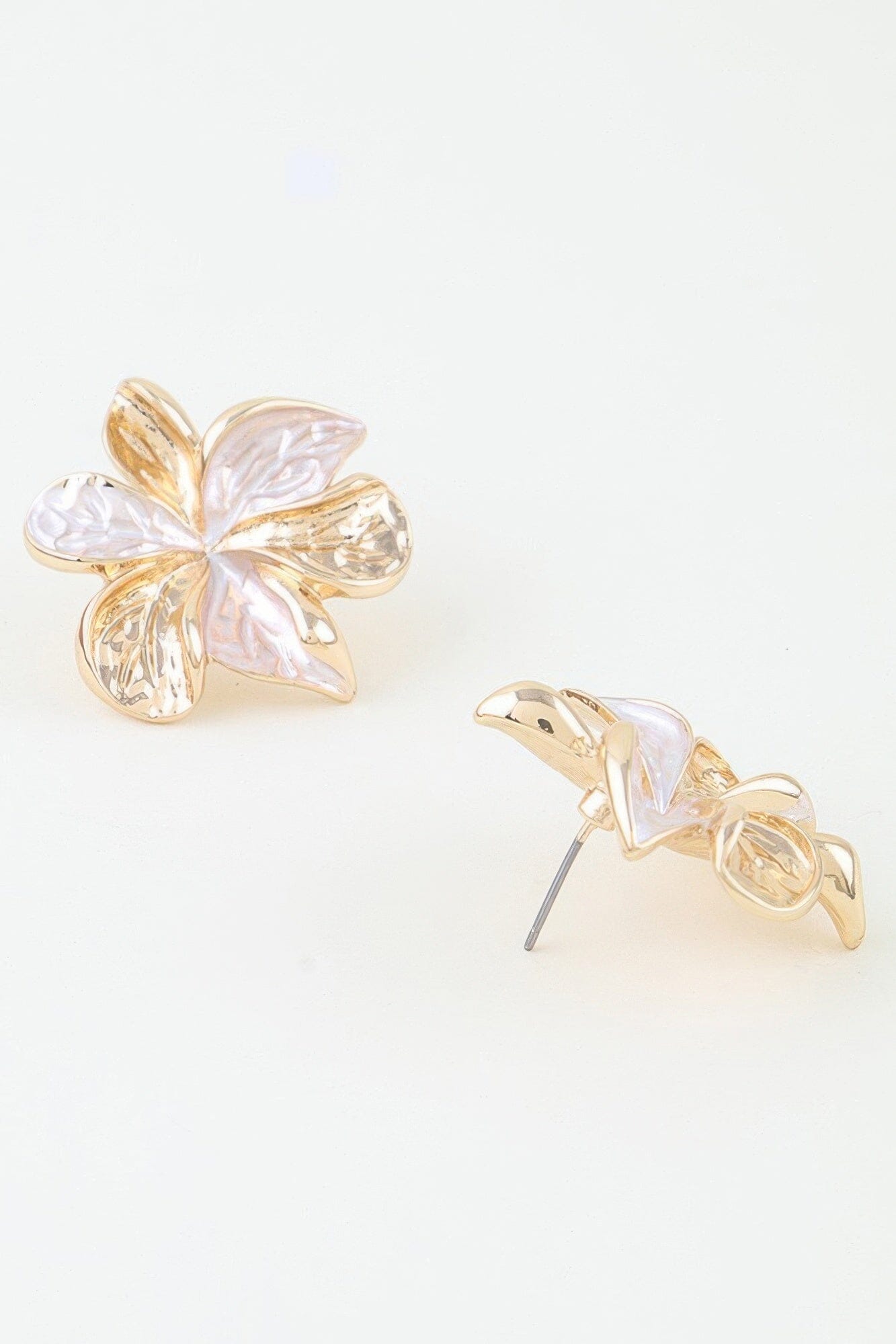 Modern Polished Blooming Flower Earrings Apparel & Accessories > Jewelry > Earrings jehouze 