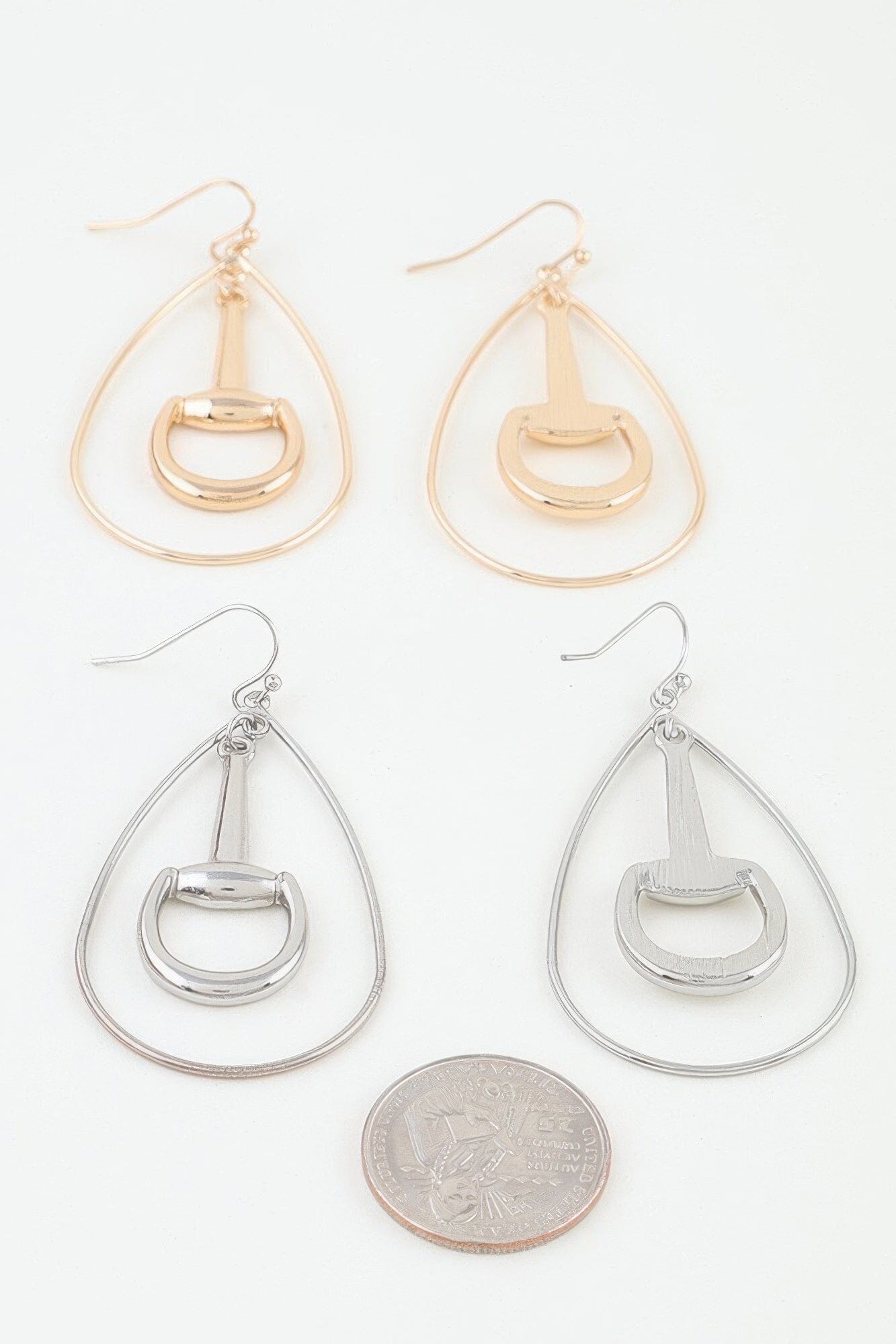 Modern Toggle Teardrop Earrings Apparel & Accessories > Jewelry > Earrings jehouze 