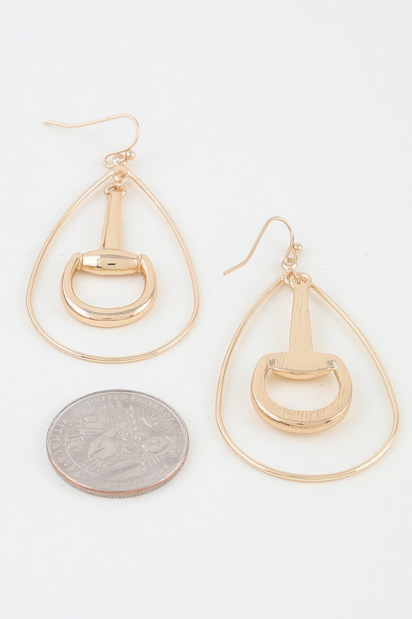 Modern Toggle Teardrop Earrings Apparel & Accessories > Jewelry > Earrings jehouze 