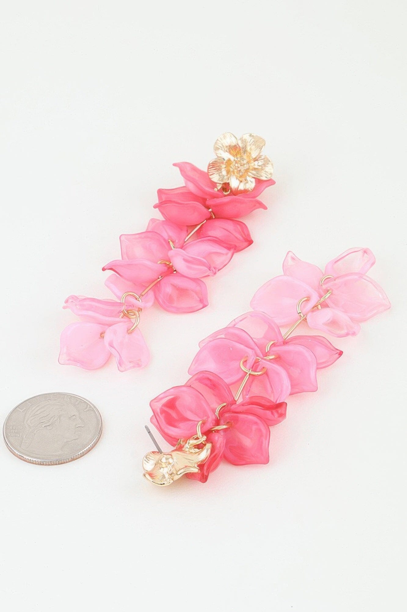 Multi Flower Blossom Drop Earrings Apparel & Accessories > Jewelry > Earrings jehouze 