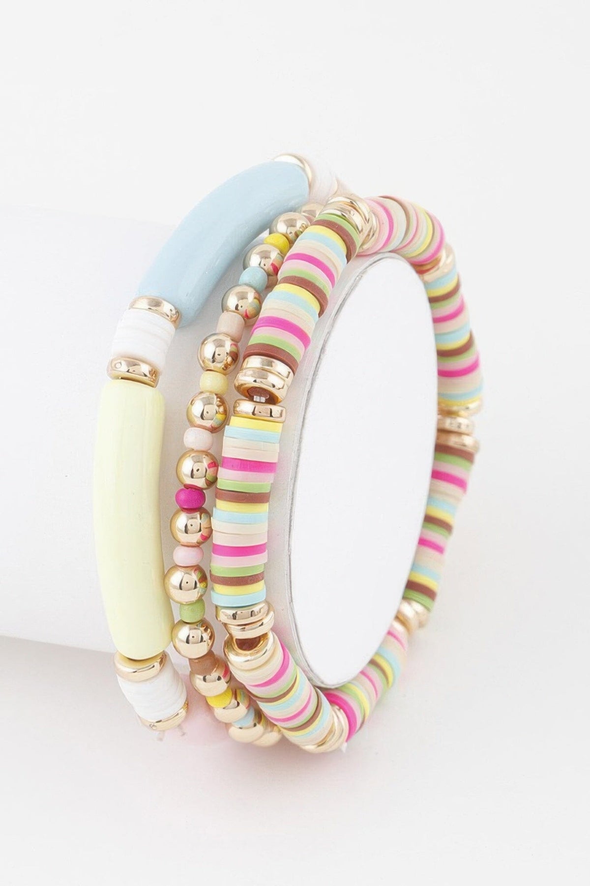 Multi Layered Bracelet Bracelets jehouze Gold Multicolor 