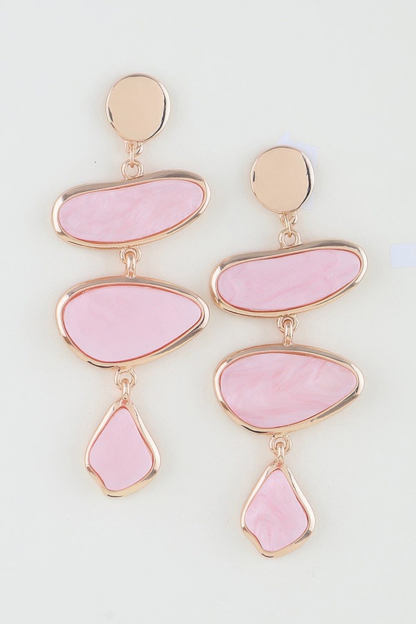 Multi Marble Stone Drop Earrings Apparel & Accessories > Jewelry > Earrings jehouze 