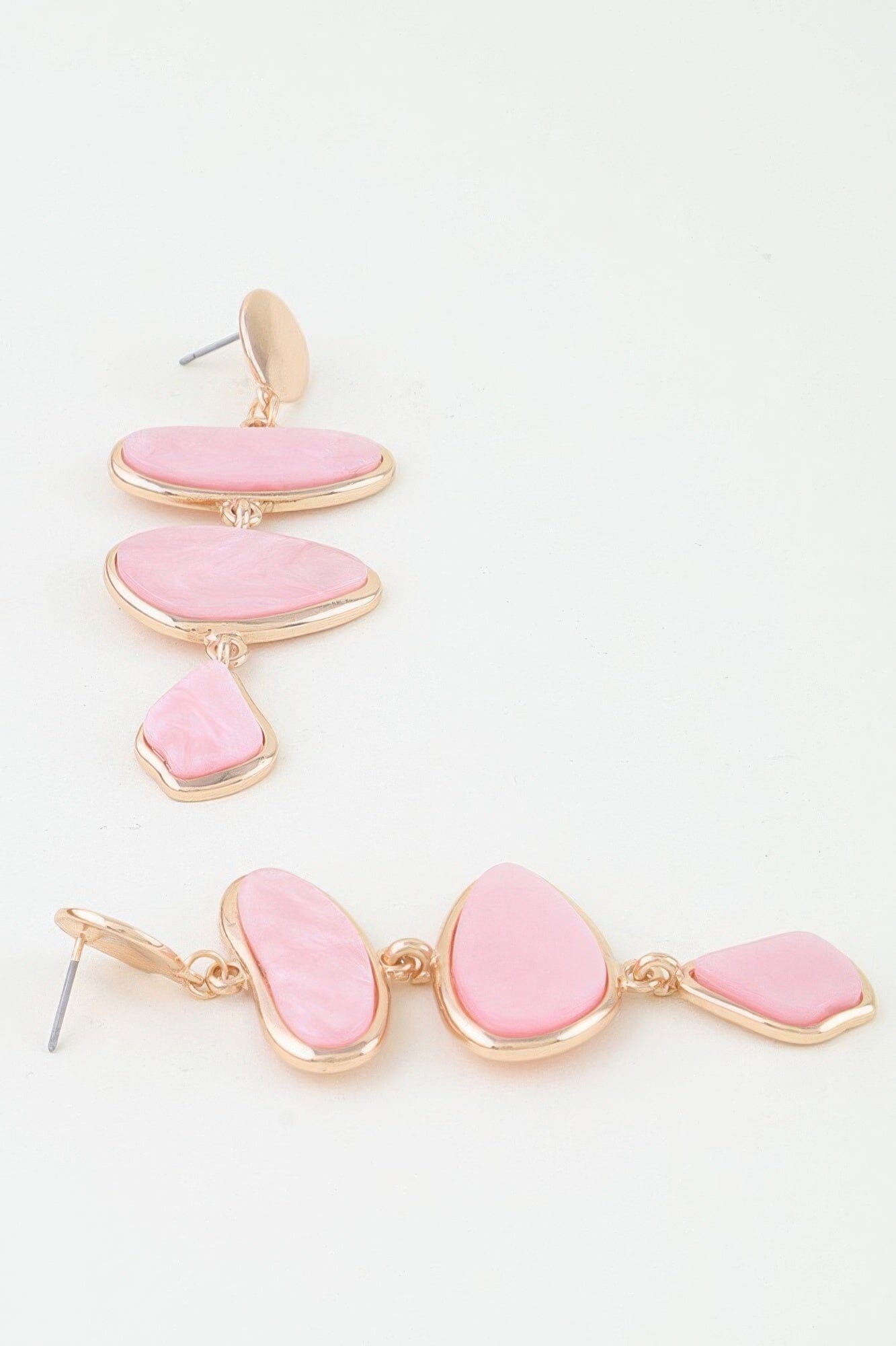 Multi Marble Stone Drop Earrings Apparel & Accessories > Jewelry > Earrings jehouze 