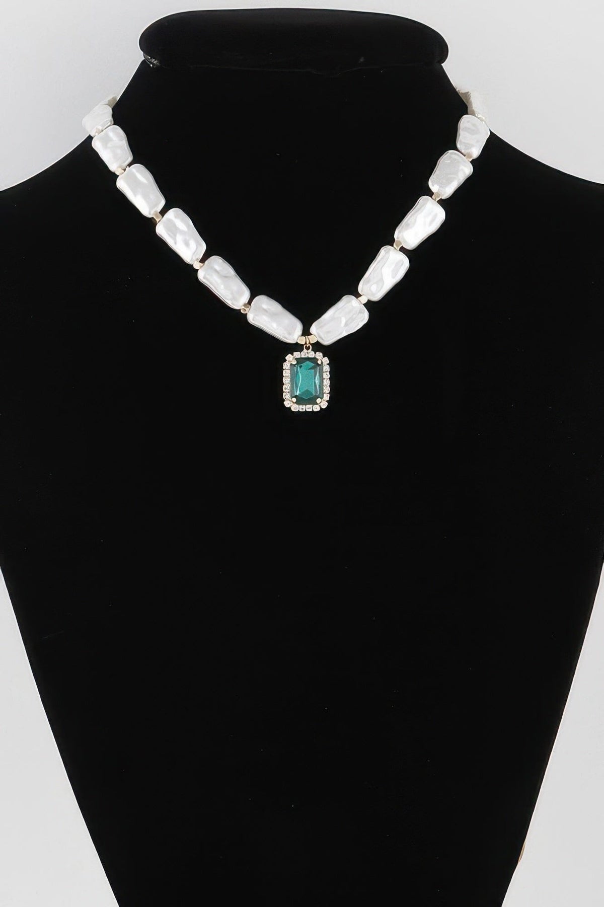 Multi Stone Pendant Necklace Necklaces jehouze 