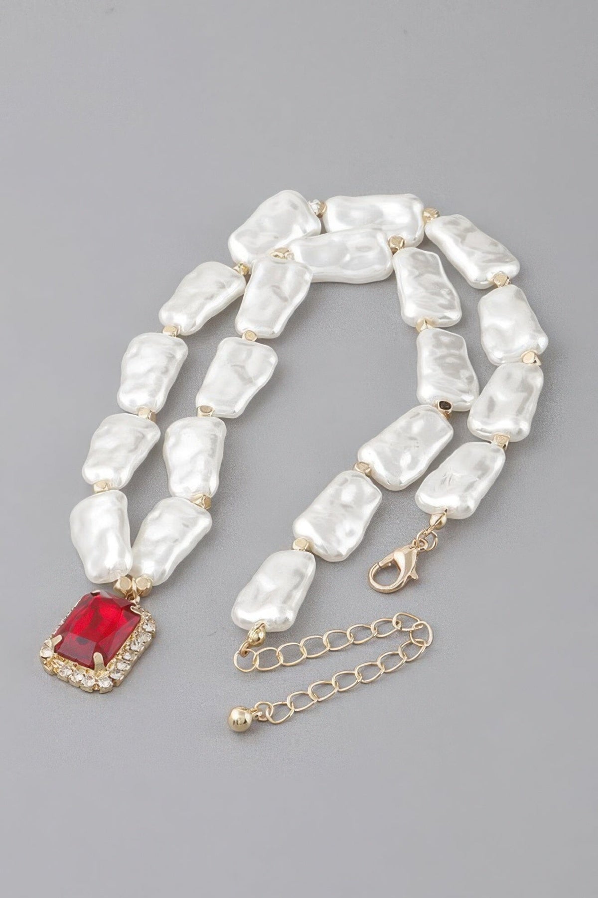 Multi Stone Pendant Necklace Necklaces jehouze 