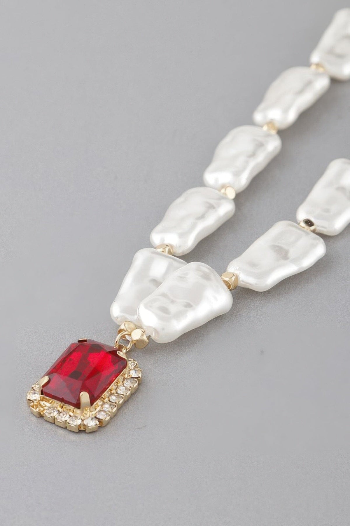 Multi Stone Pendant Necklace Necklaces jehouze 