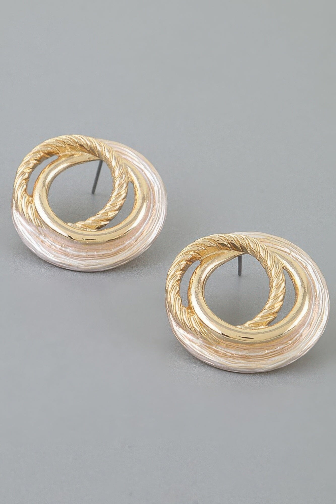 Multi Twisted Loop Stud Earrings Apparel & Accessories > Jewelry > Earrings jehouze 