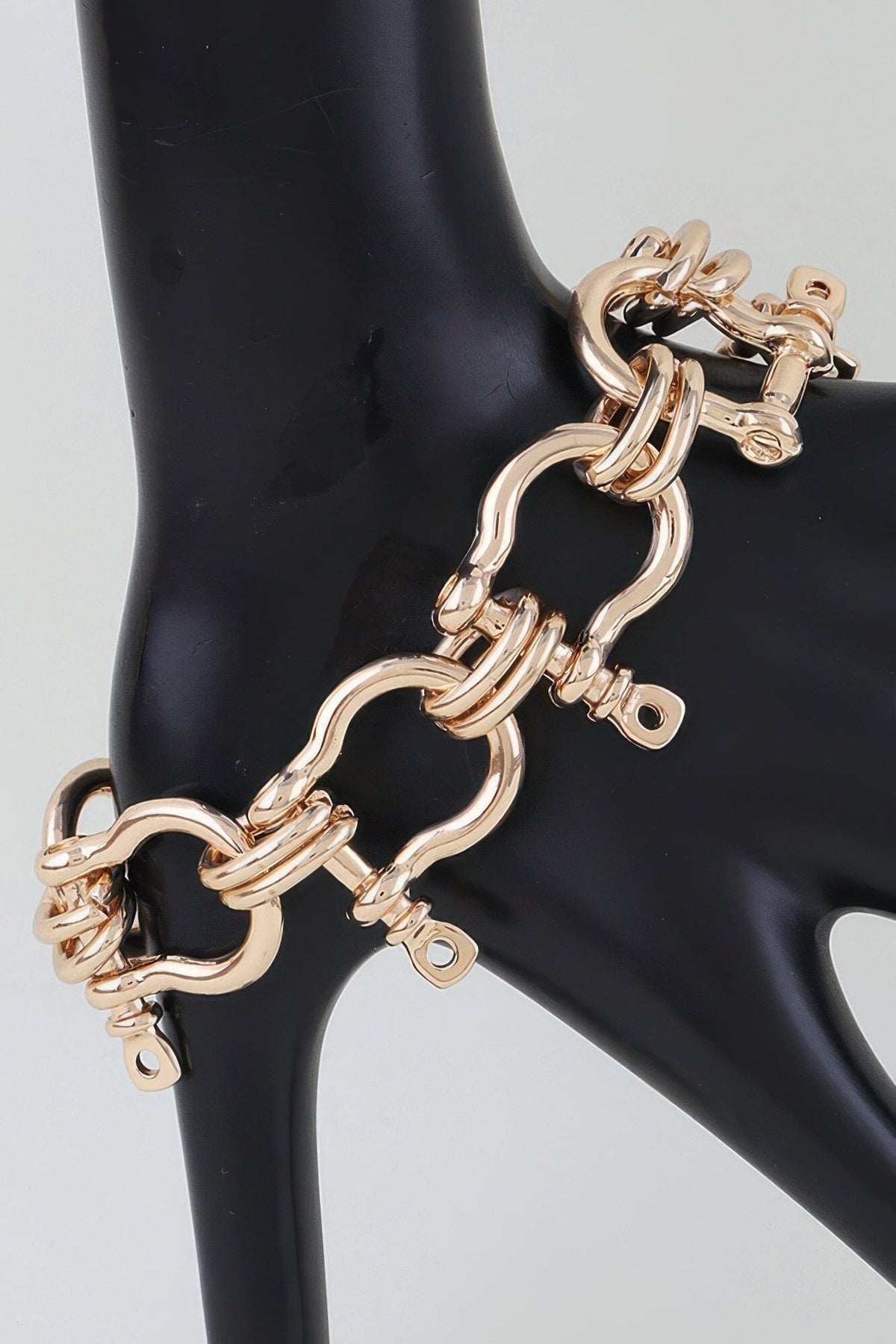 Polished Horseshoe Toggle Bracelet Bracelets jehouze 