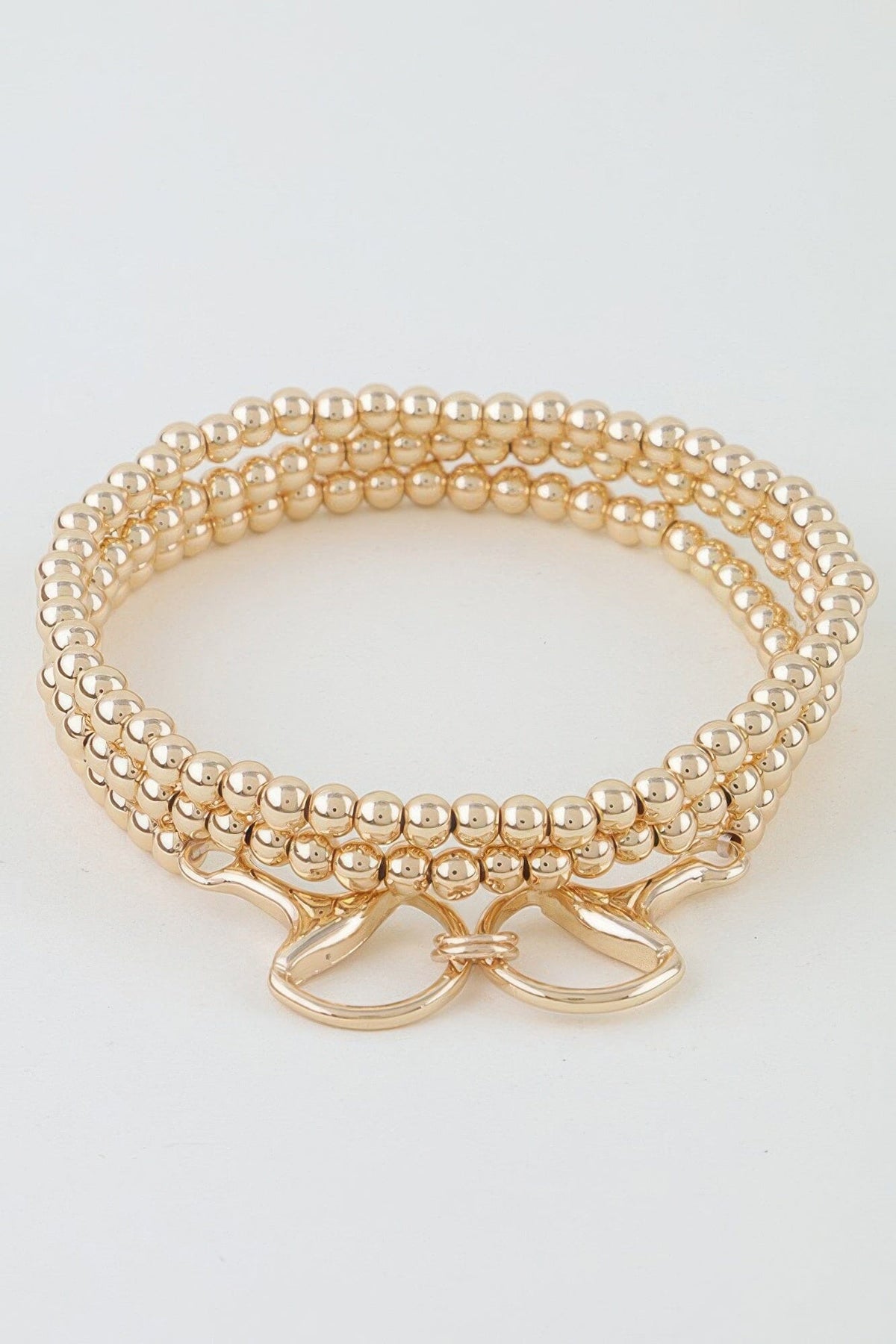 Polished Toggle Beaded Bracelet Bracelets jehouze 