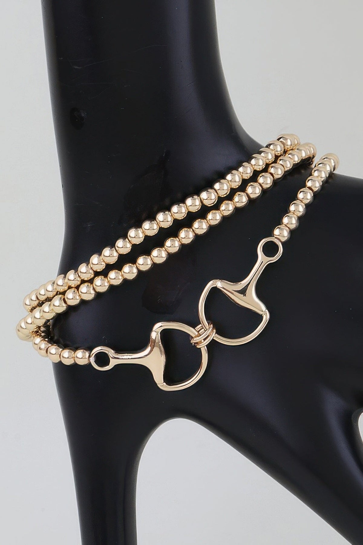 Polished Toggle Beaded Bracelet Bracelets jehouze 