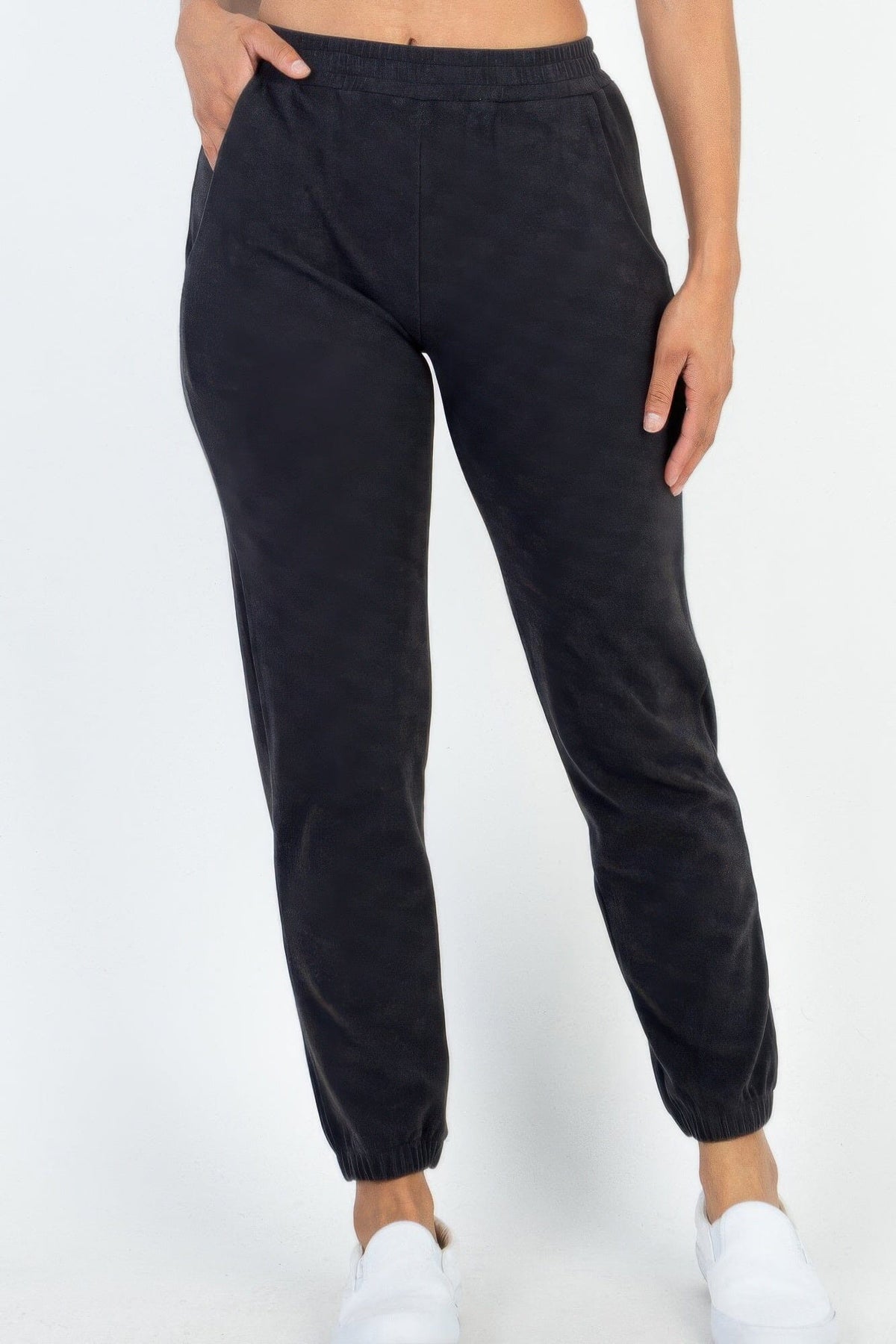 Ribbed Side Pocket Joggers Activewear jehouze 